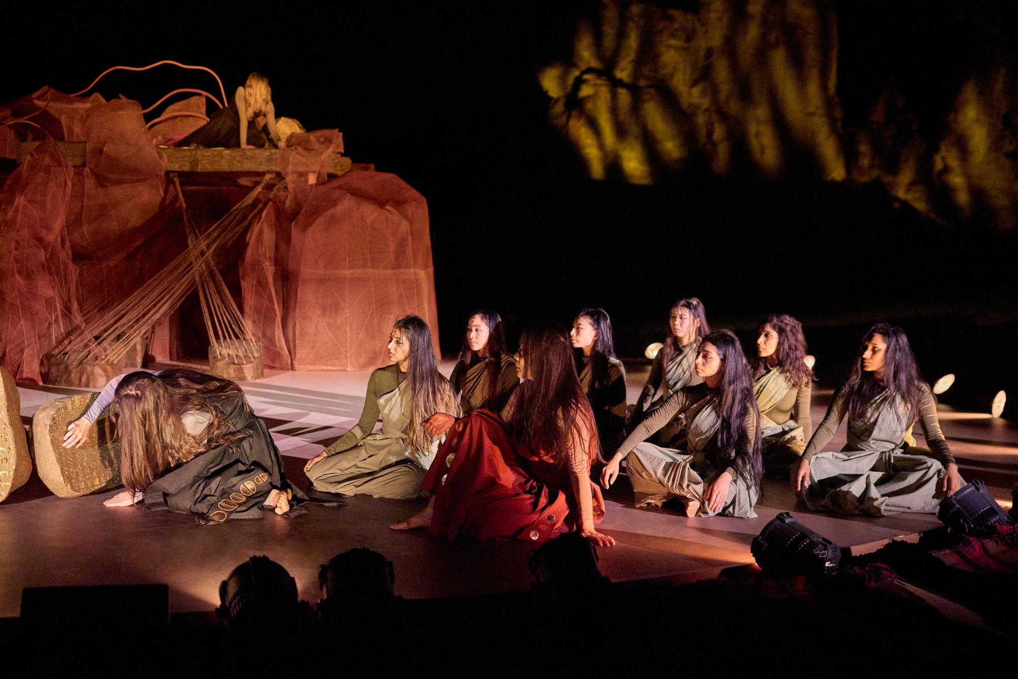 Image of the performance in AlUla