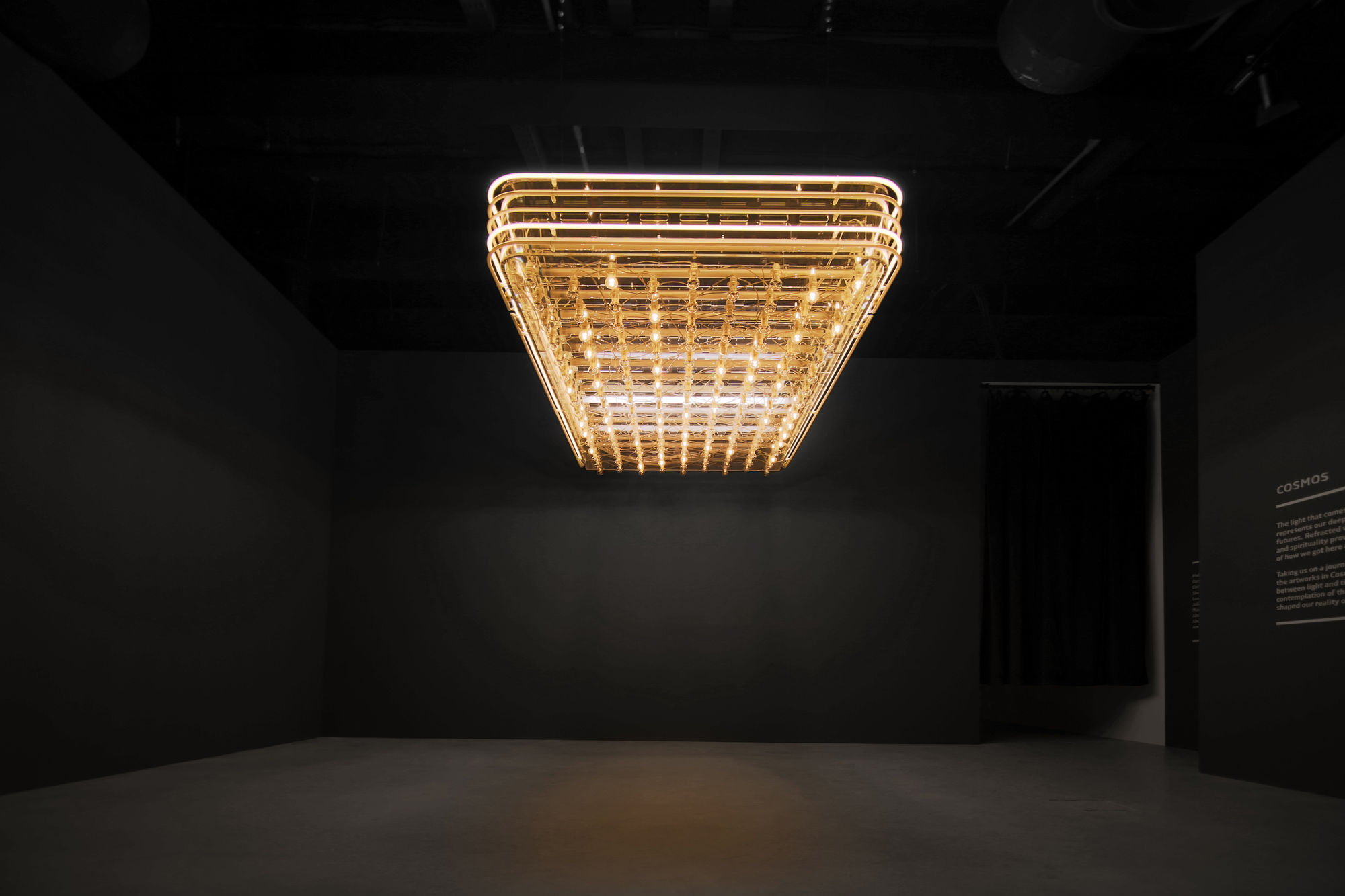 Philppe Parreno Marquee 2015 Transparent Plexiglas, neon, light bulbs 215.3 x 142.9 x 269.9 cm Courtesy the artist and Esther Schipper, Berlin/Paris/Seoul Photo ©Noor Riyadh