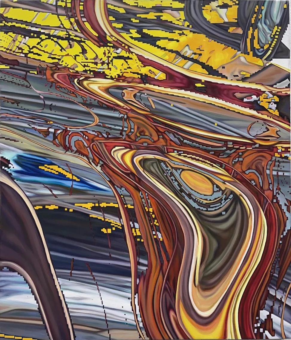 Jin Meyerson Allele 2023 Oil On Canvas 54 x 45.5 cm 12,000 USD