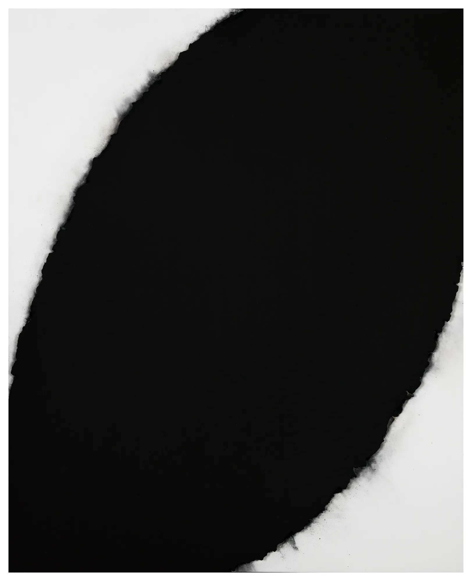 Lee Bae Landscape b-2 2003 Charcoal on Canvas 162 x 130 cm 120,000 USD