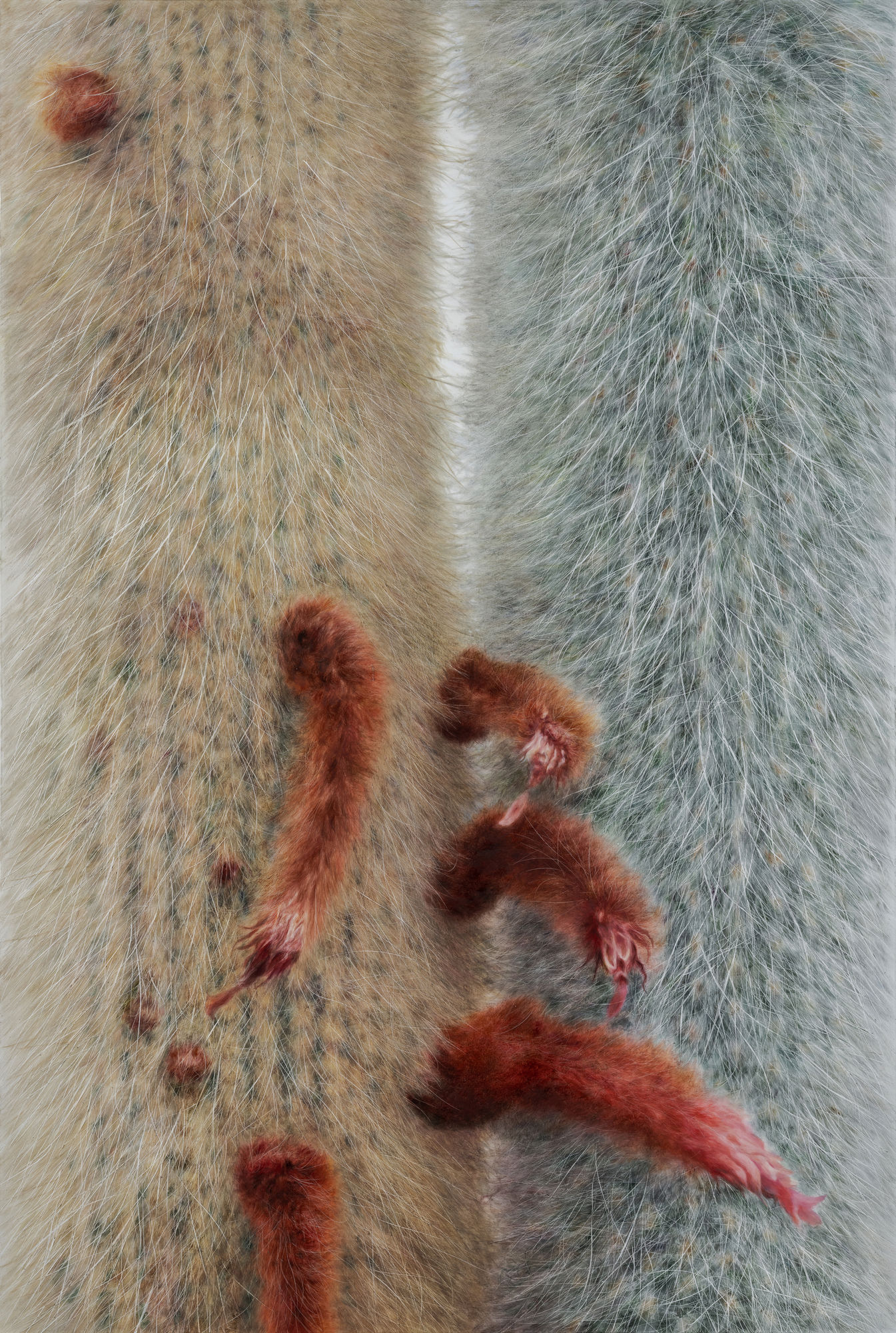 Lee Kwang-Ho Untitled 6136, 2025 Oil on canvas 193.9 x 130.3 cm $40,000 USD