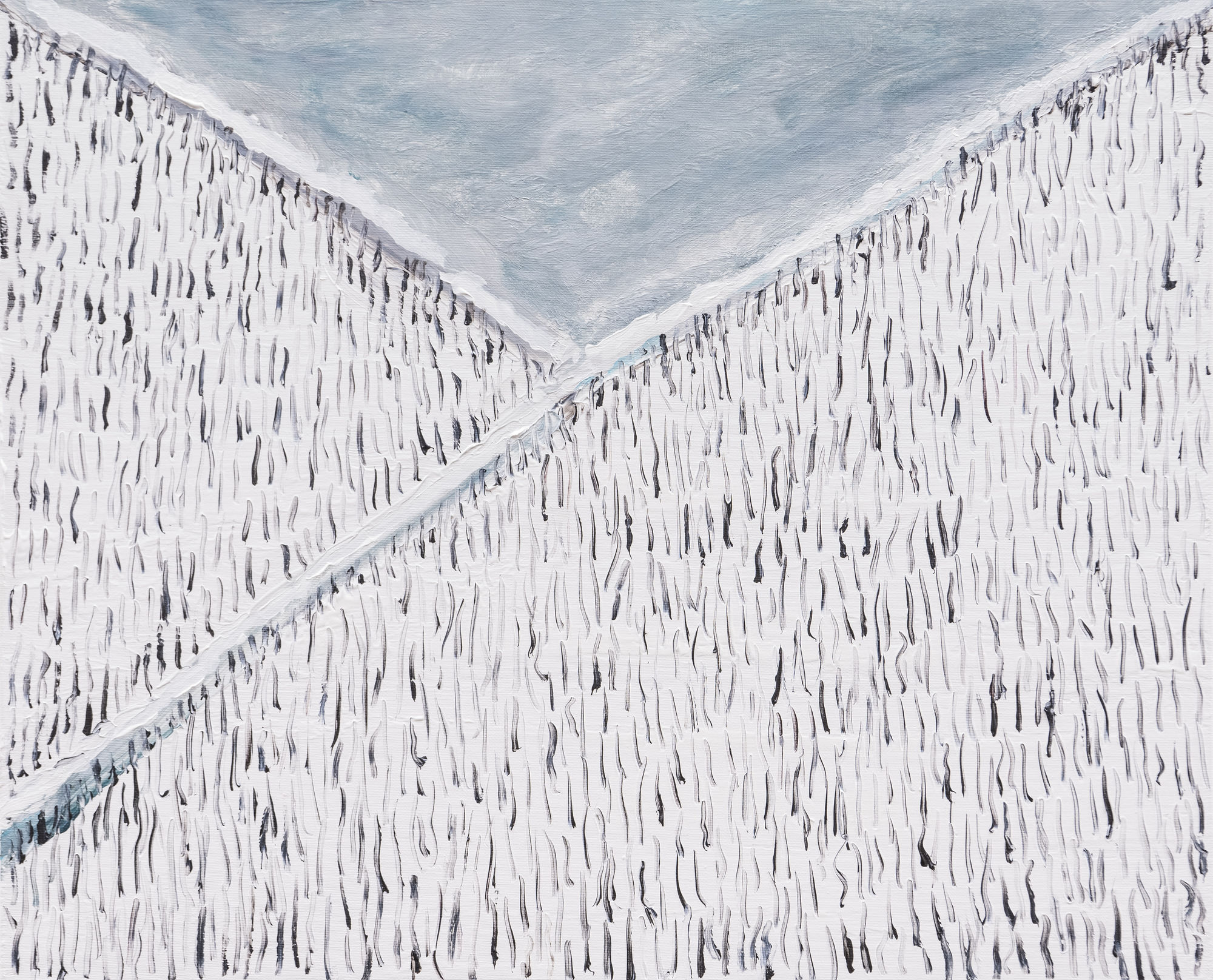 Untitled, acrylic on canvas, 53x65.1cm, 2017