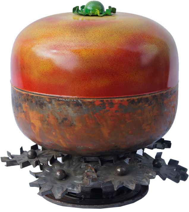 Forbidden Fruit 2015 Stainless steel and steel 45 x 40 x 40cm