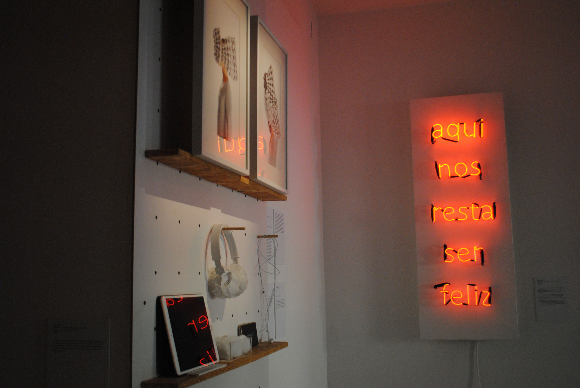 Exhibition view. From Where I Am. BraSA+ and WeExhibit. Participating artists: Analize Nicolini, Ana Campanella, Barbara Oettinger, Soiis Rabelo and Guita Soifer.