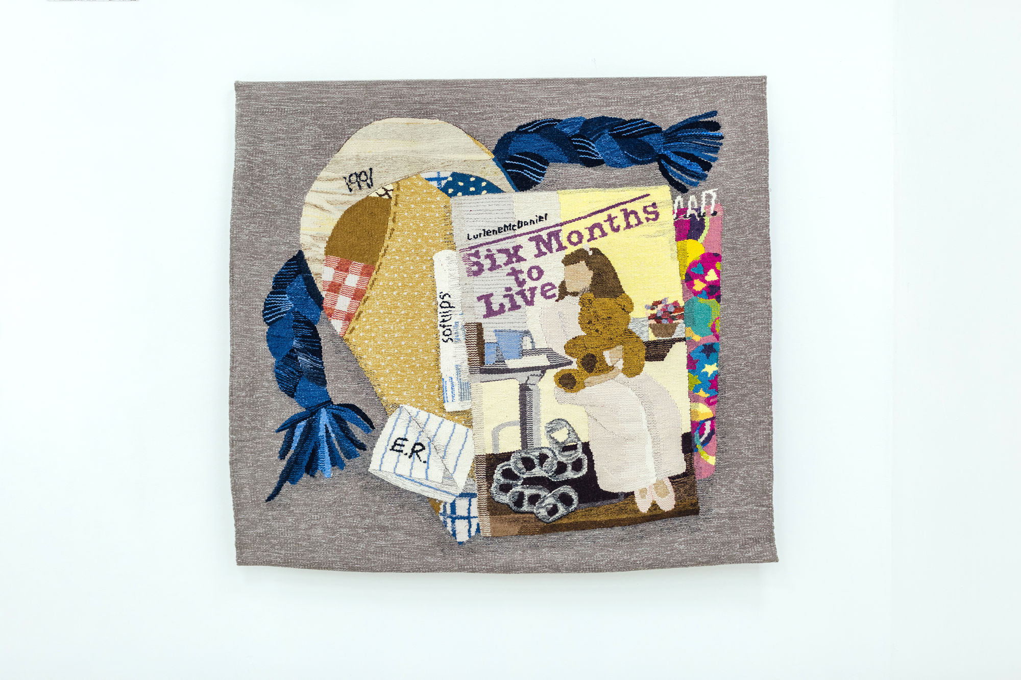 Erin M. Riley, 11 Stitches Standing Up, 2020.