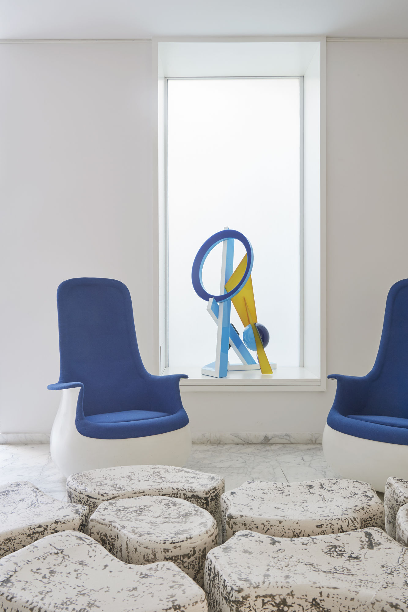Marc Held, "Culbuto" pair of chairs, c. 1970