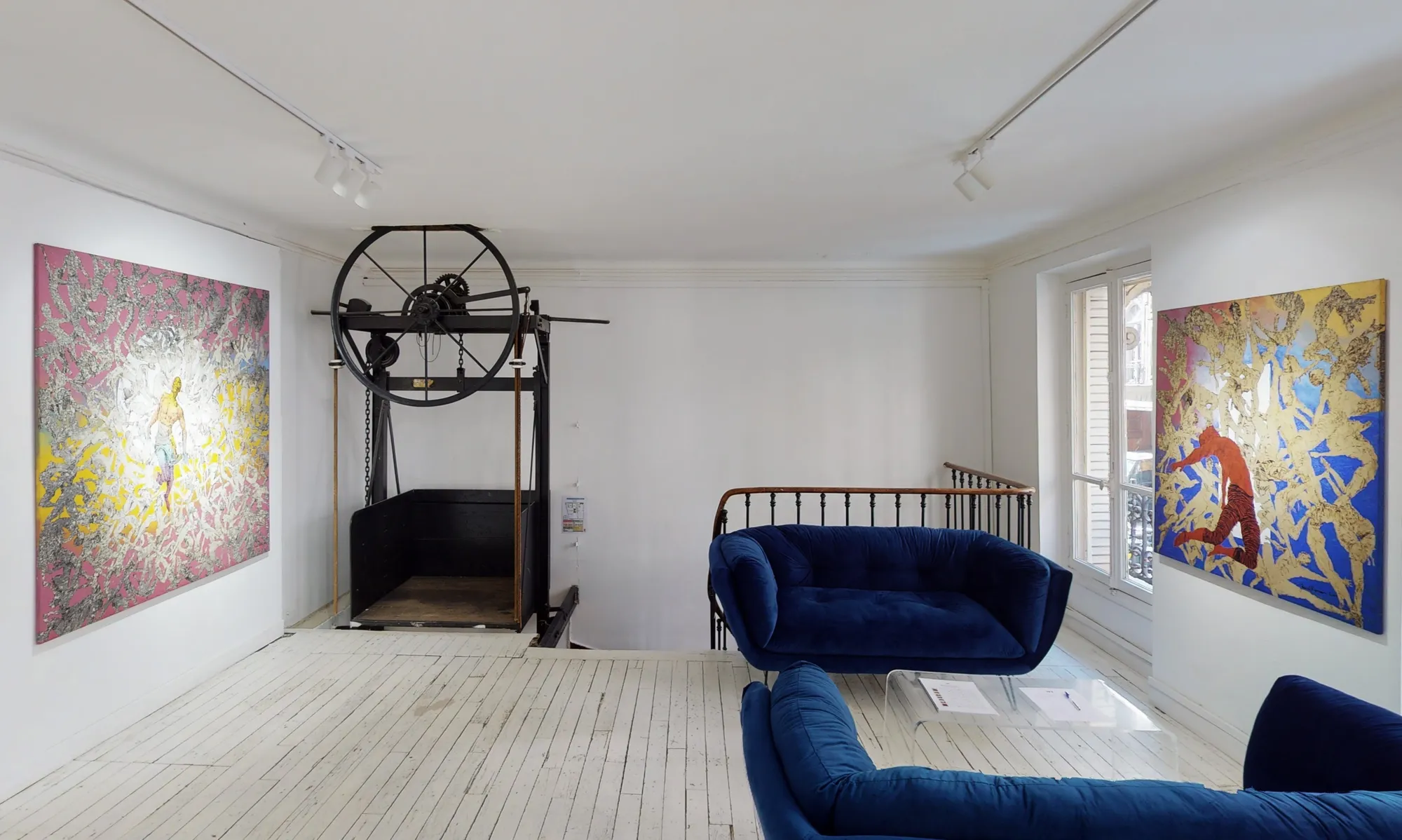 Pascal Konan ; view of the exhibition "Babi est Doux". Photo ©Ussi'n.