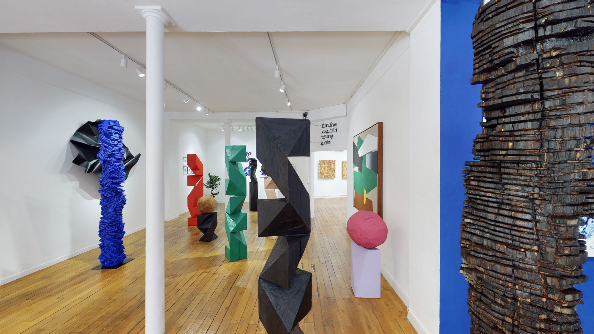 View of the exhibition " Adjust the Blinds ". Photo ©Ussi'n.