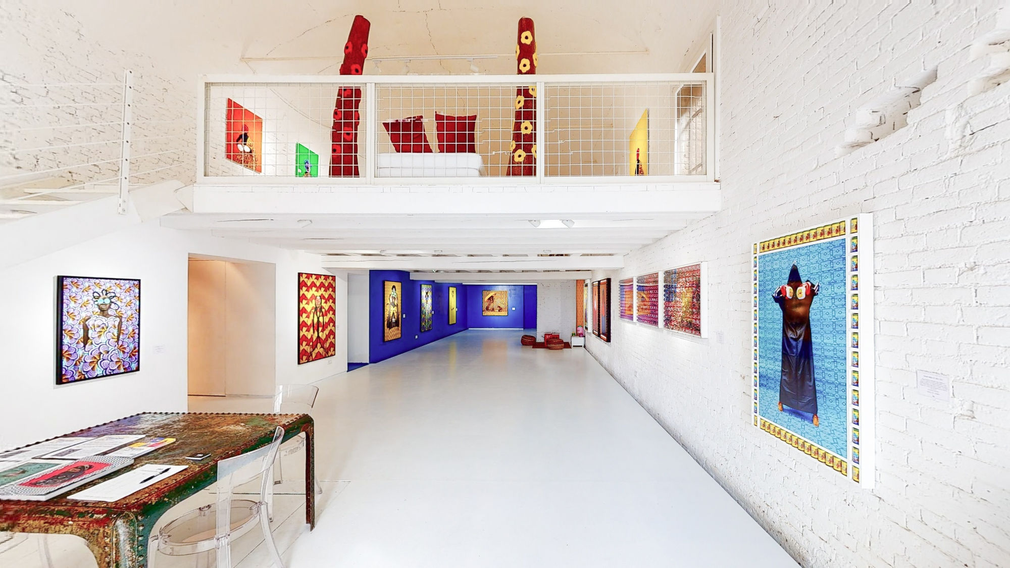 View of the exhibition "The Color of dreams".