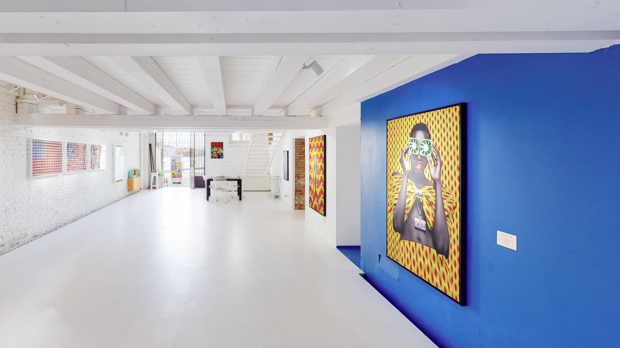 View of the exhibition "The Color of dreams".