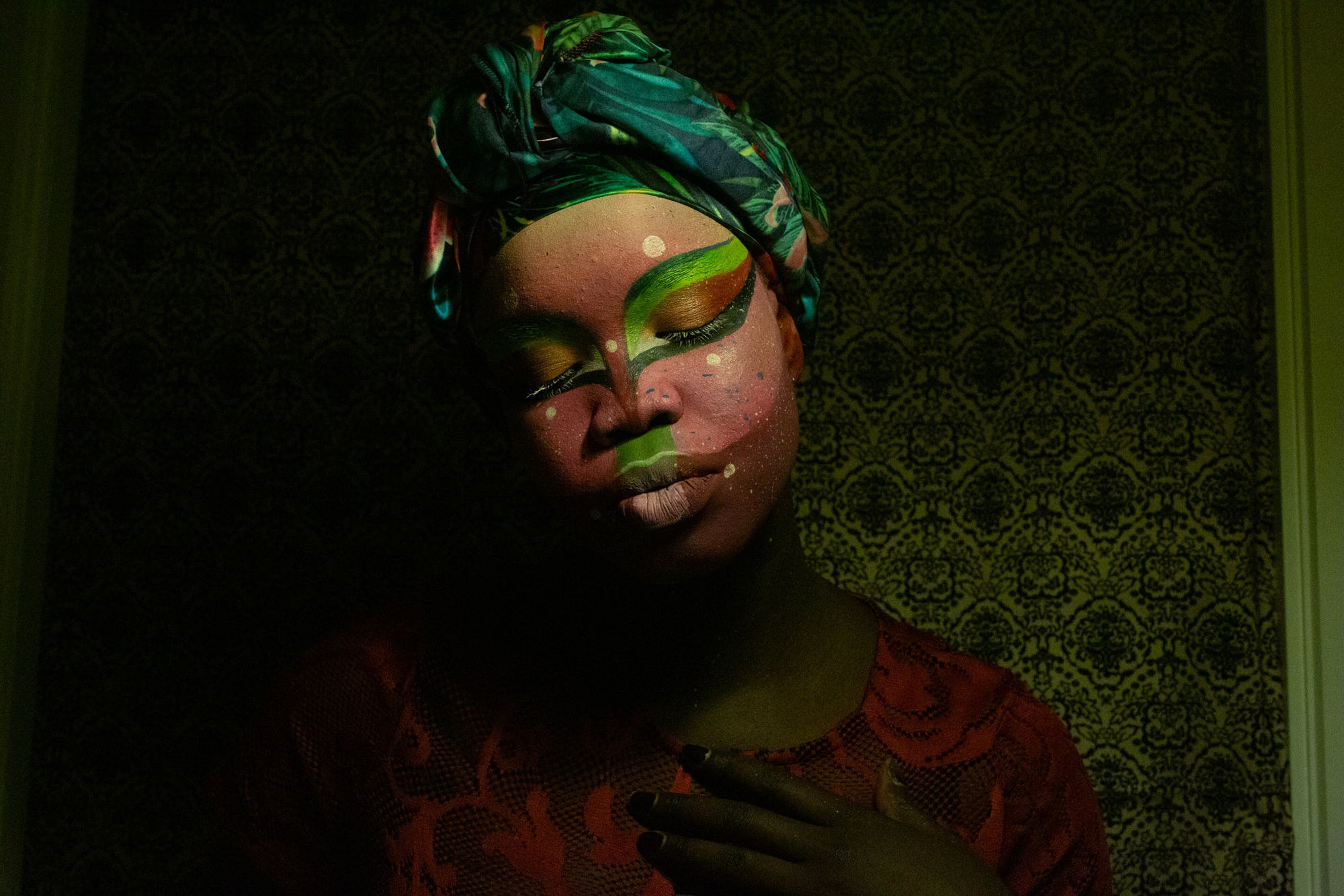 Atong Atem Untitled, 2019 Phototgraphic print on velvet 60 x 90cm