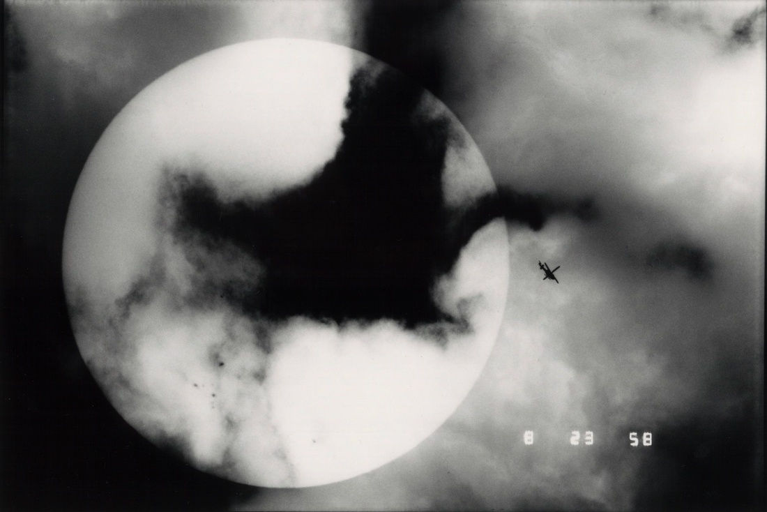 Kikuji Kawada, Helio-Spot and a Helicopter, Tokyo, 1990