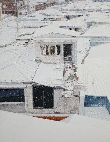 JAEHO JUNG Last winter I, 2021 Oil on canvas 91 x 72.8 cm