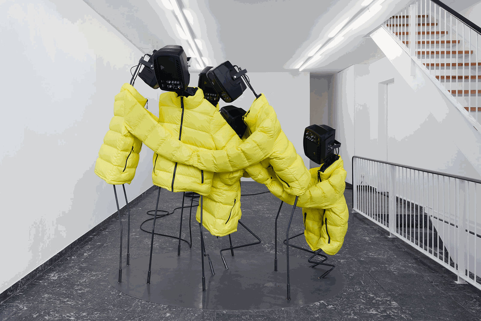 Stine Deja, Joint Forces, 2022. Installation view from "Nervous Energy" at Tick Tack Gallery, Antwerpen.