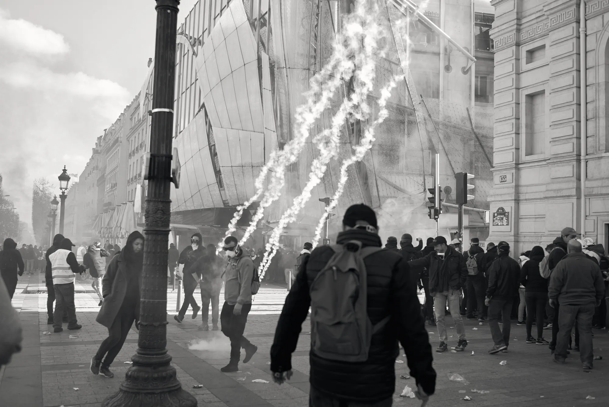 Mouvement des Gilets jaunes Acte-XVIII Paris, France - 2019