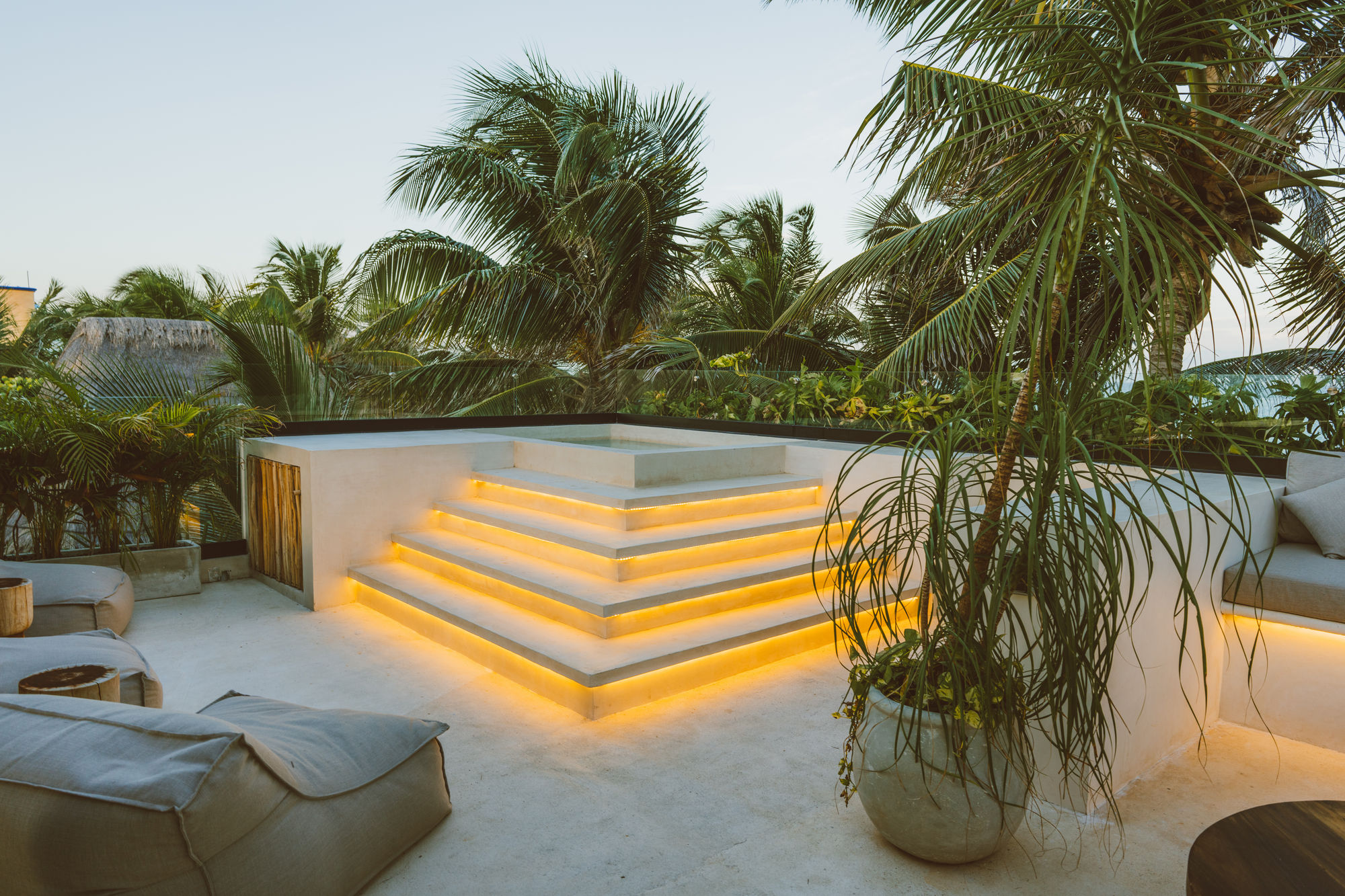 Rooftop terrace jacuzzi