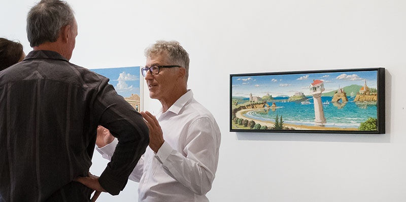 George Baloghy opening night of exhibition