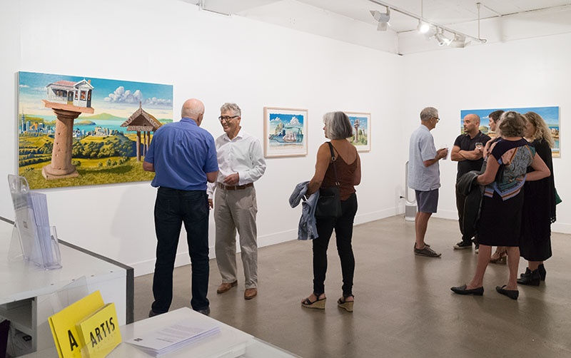 George Baloghy opening night of exhibition