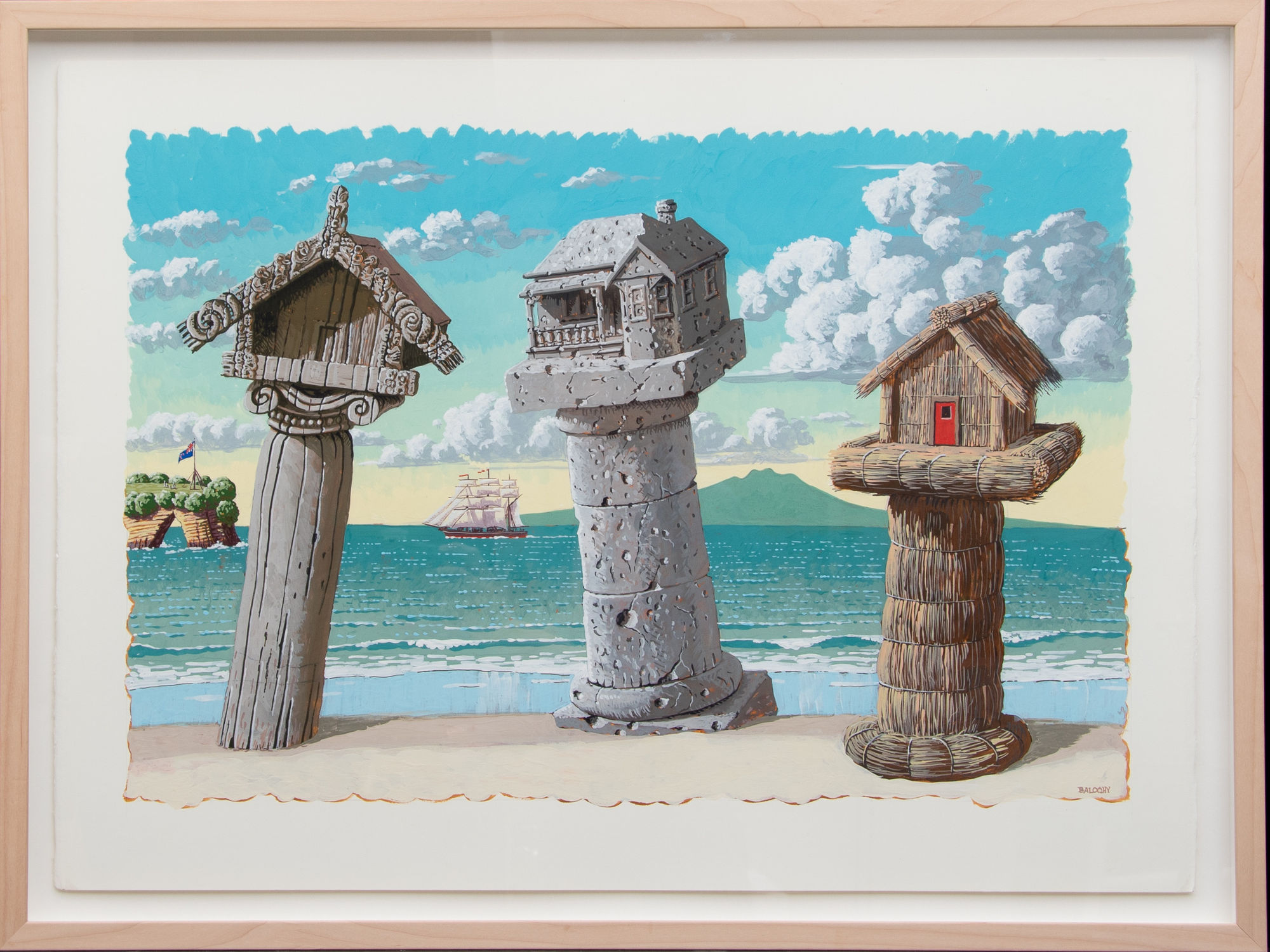 George Baloghy, Wood, Stone, Straw, 2019