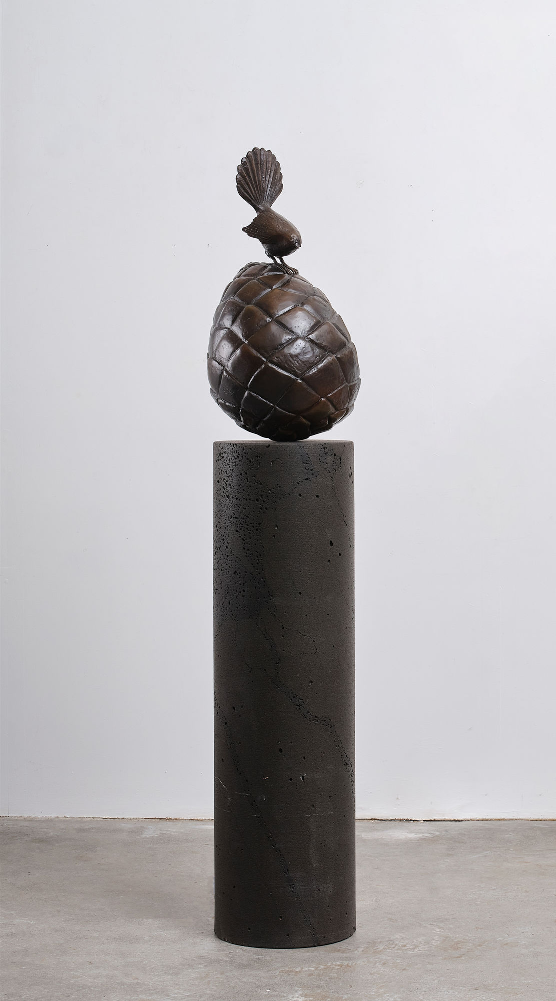 Fiona Garlick, Piwakawaka and the Pinecone , 2022