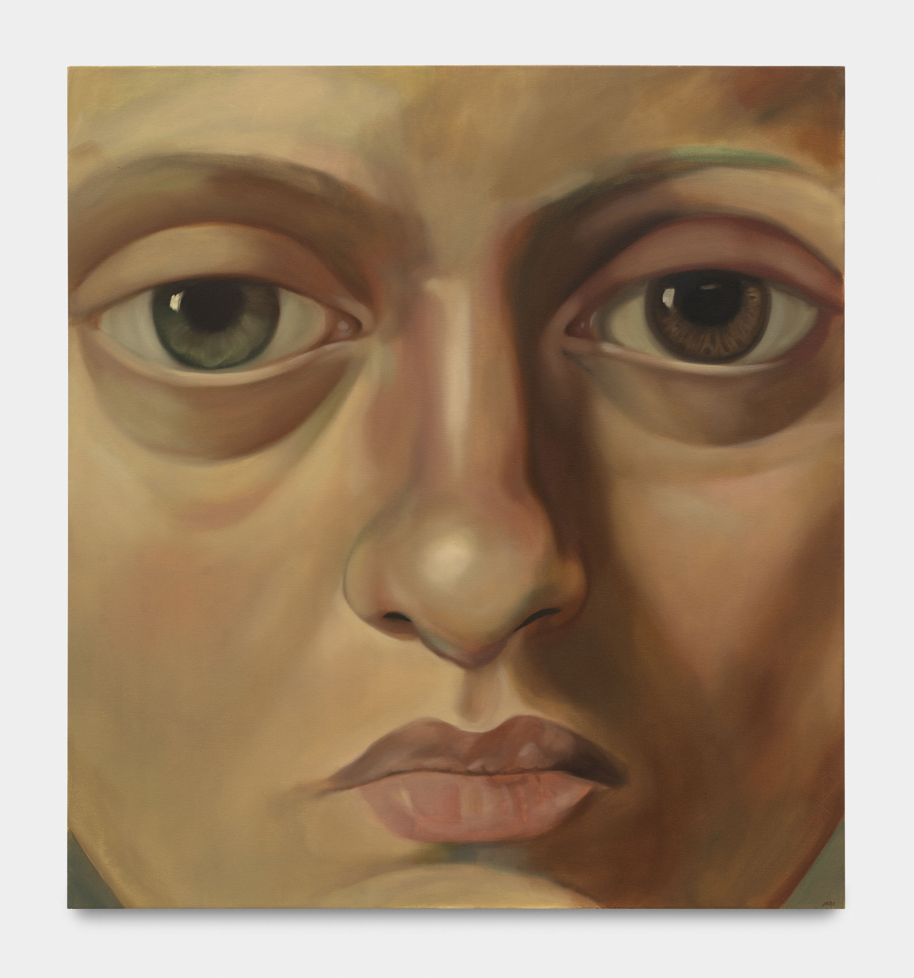 Jess Valice Close-Up, 2022 Oil on canvas 121.9 x 132.1 x 5.1 cm. 48 x 52 x 2 in.