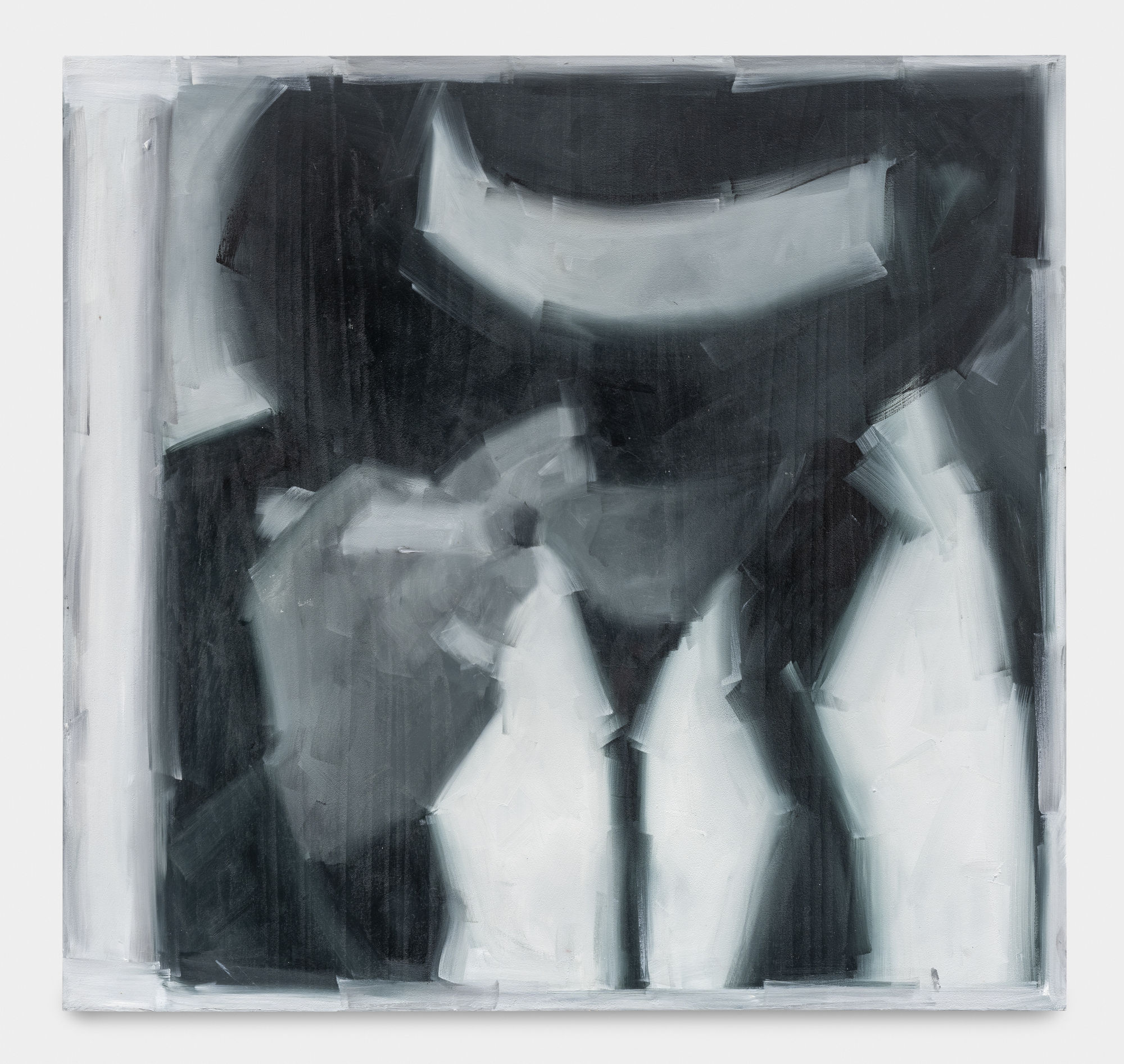 Rebecca Maria Untitled 10, 2022 Oil on wooden panel 61 x 58.4 cm. 24 x 23 in.