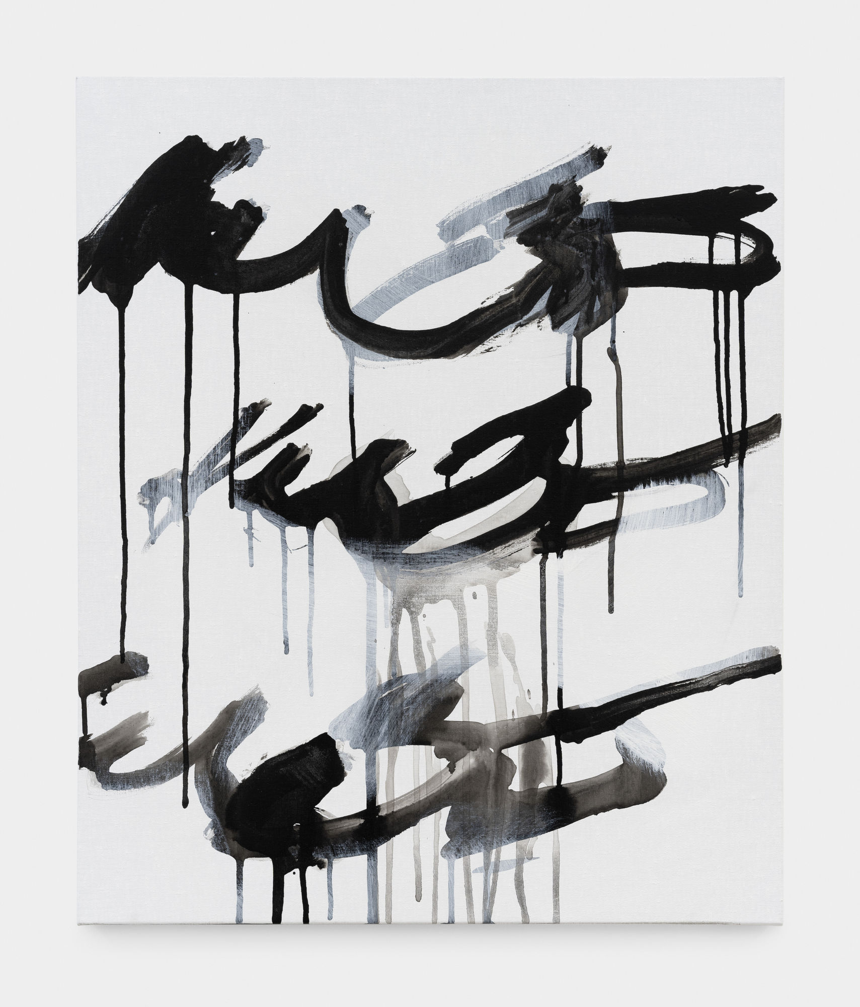 Tyrrell Winston Rolling Hills and Green Pastures (Kobe Bryant) Acrylic paint on canvas 60 x 50 cm. 23 ½ x 19 ½ in.