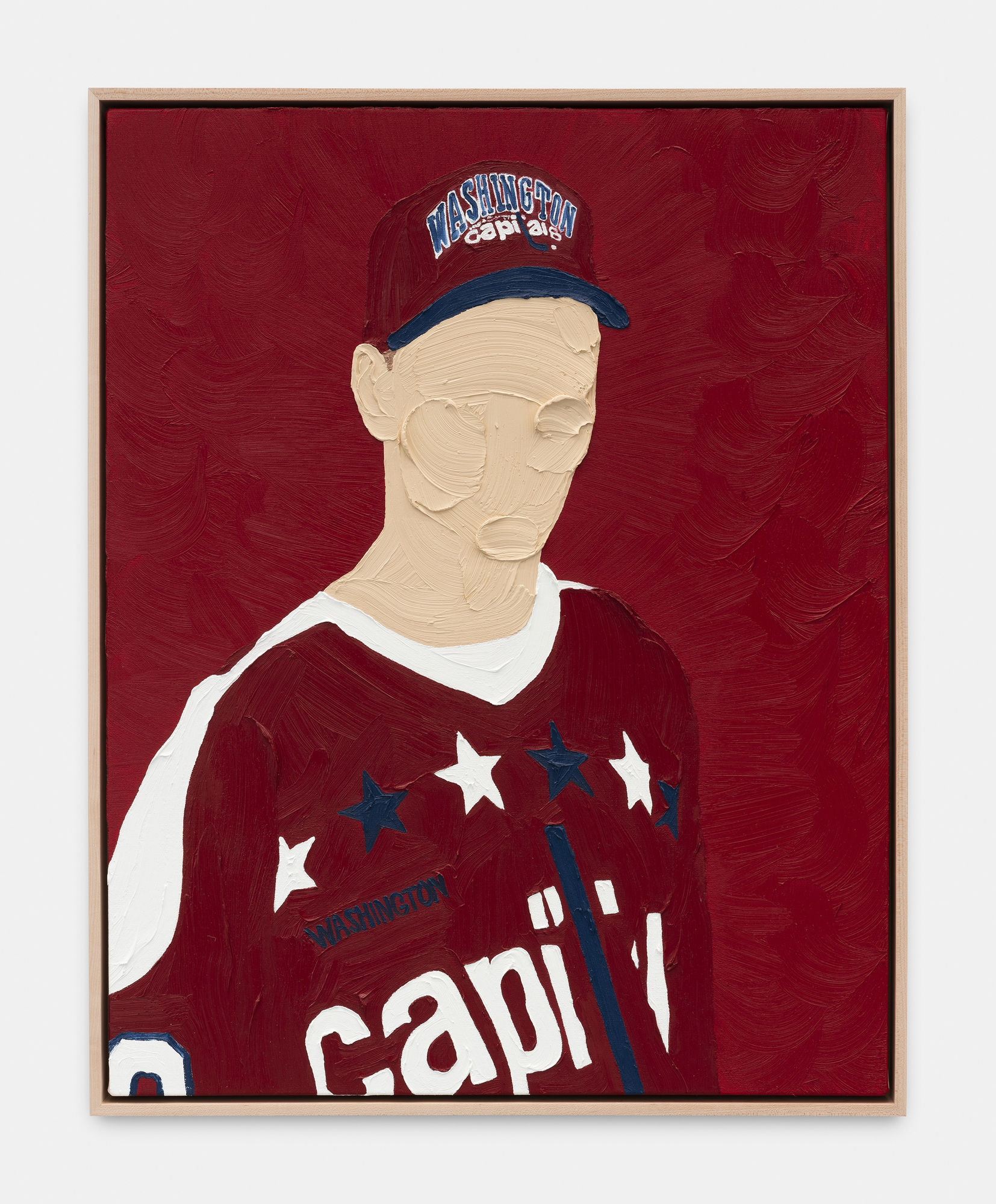 Shaina McCoy Unk Otis, 2023 Oil on canvas (framed) 76.2 x 61 cm. 30 x 24 in.