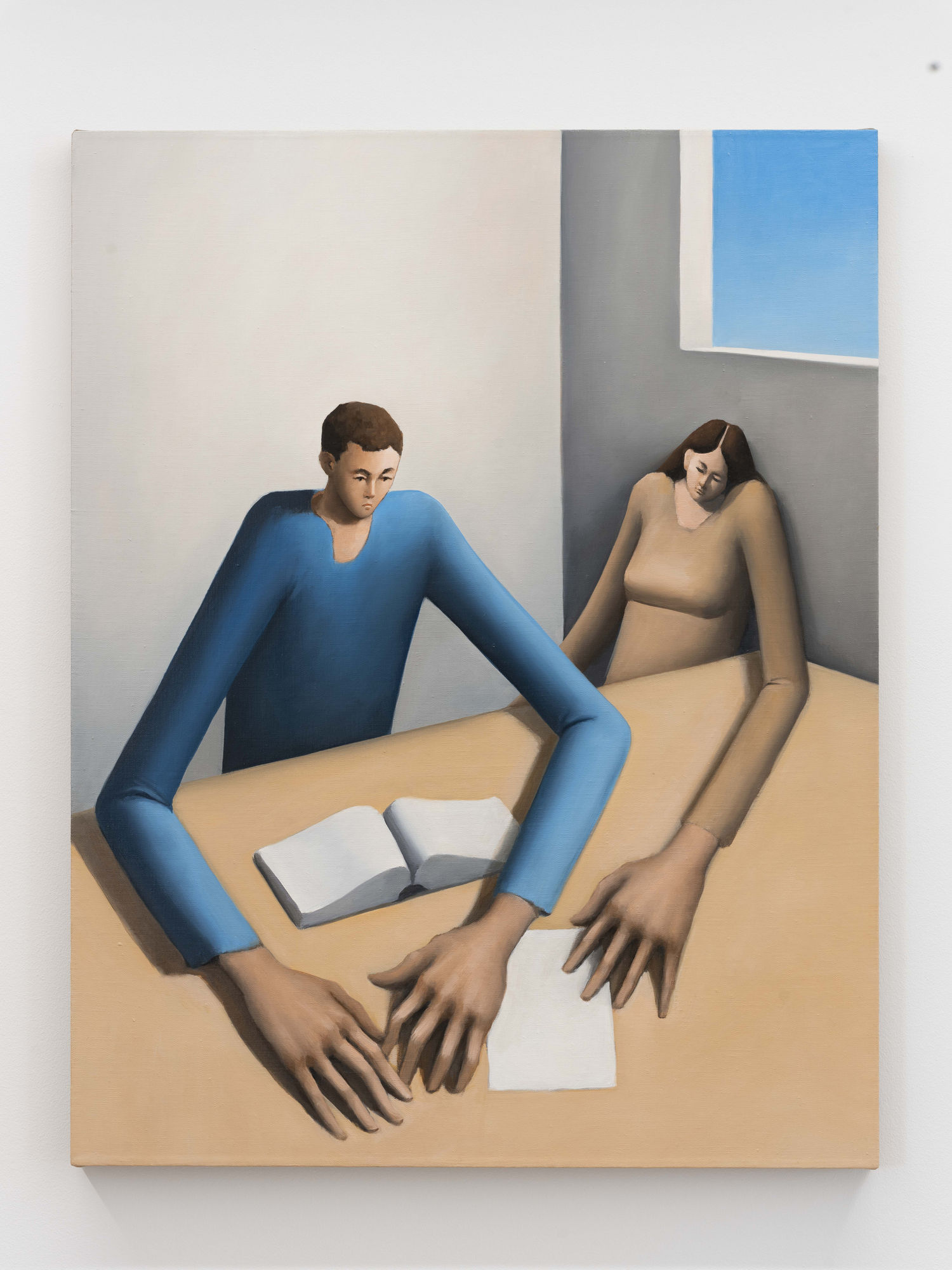 Tony ToscaniThe Tutor, 2022 Oil on linen 91 x 71 cm. 36 x 28 in.