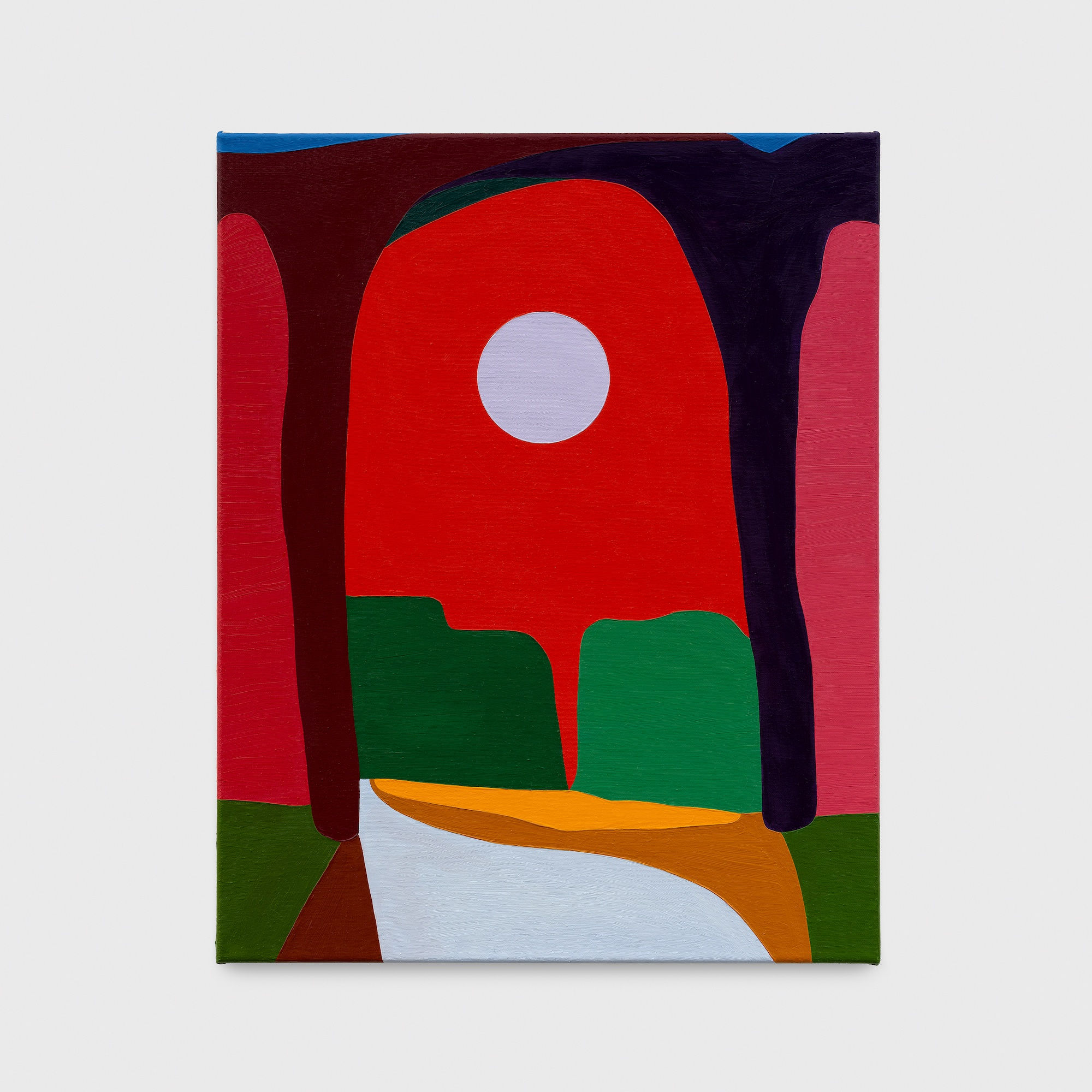 Tessa Perutz Forest Canopy at Dusk (La Lune Lavande), 2019 Oil on canvas