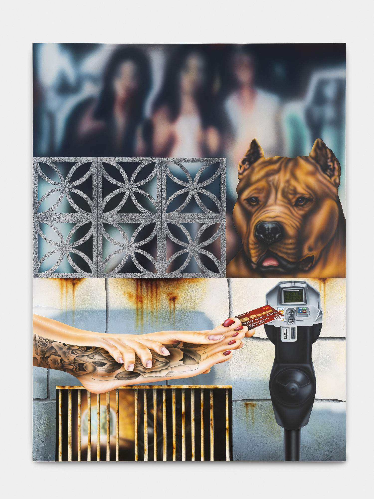 Mario Ayala Sign Language, 2019 Acrylic on canvas