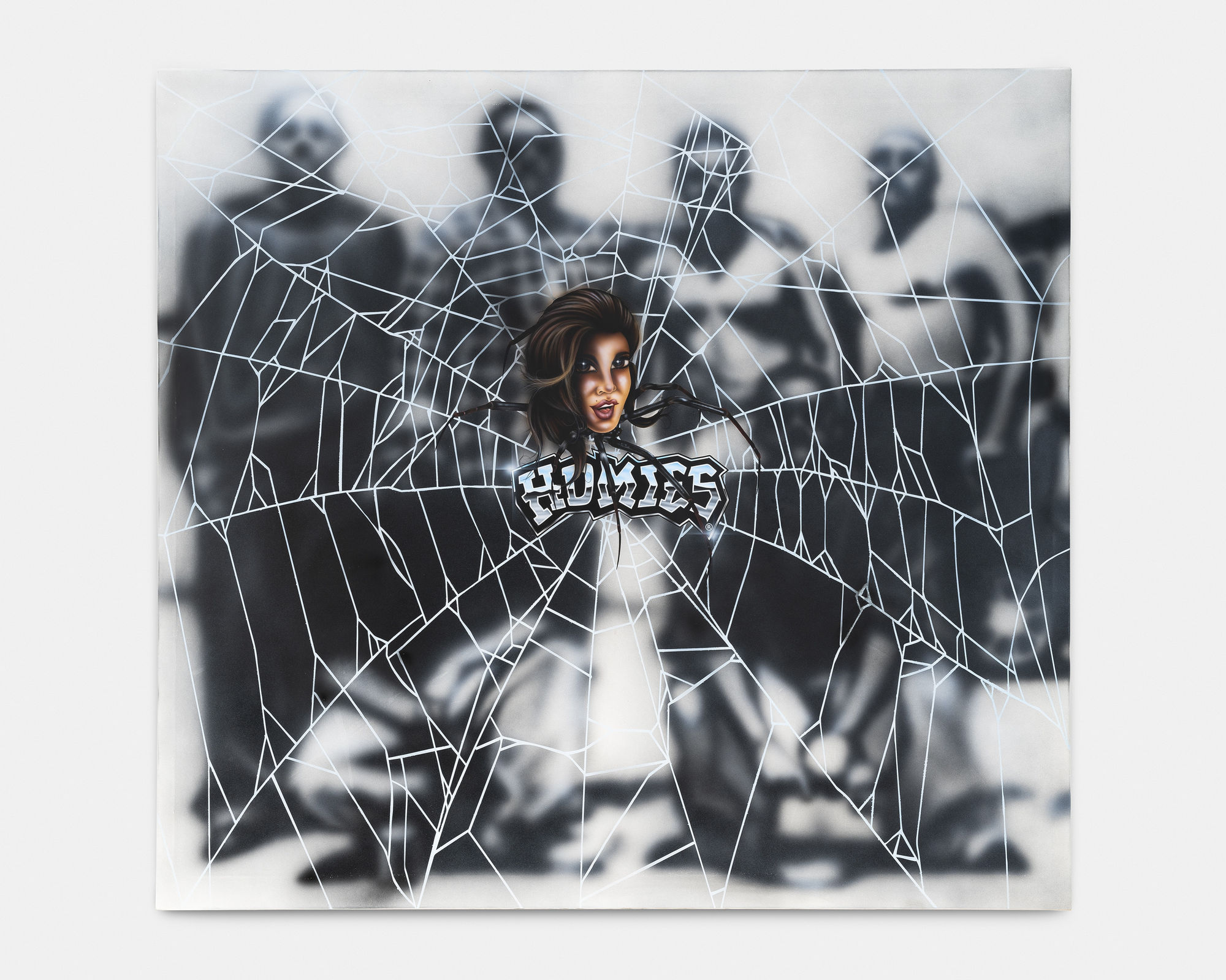 Mario Ayala Registered Noun, 2019 Acrylic on canvas 117 x 127 cm. 46 x 50 in.