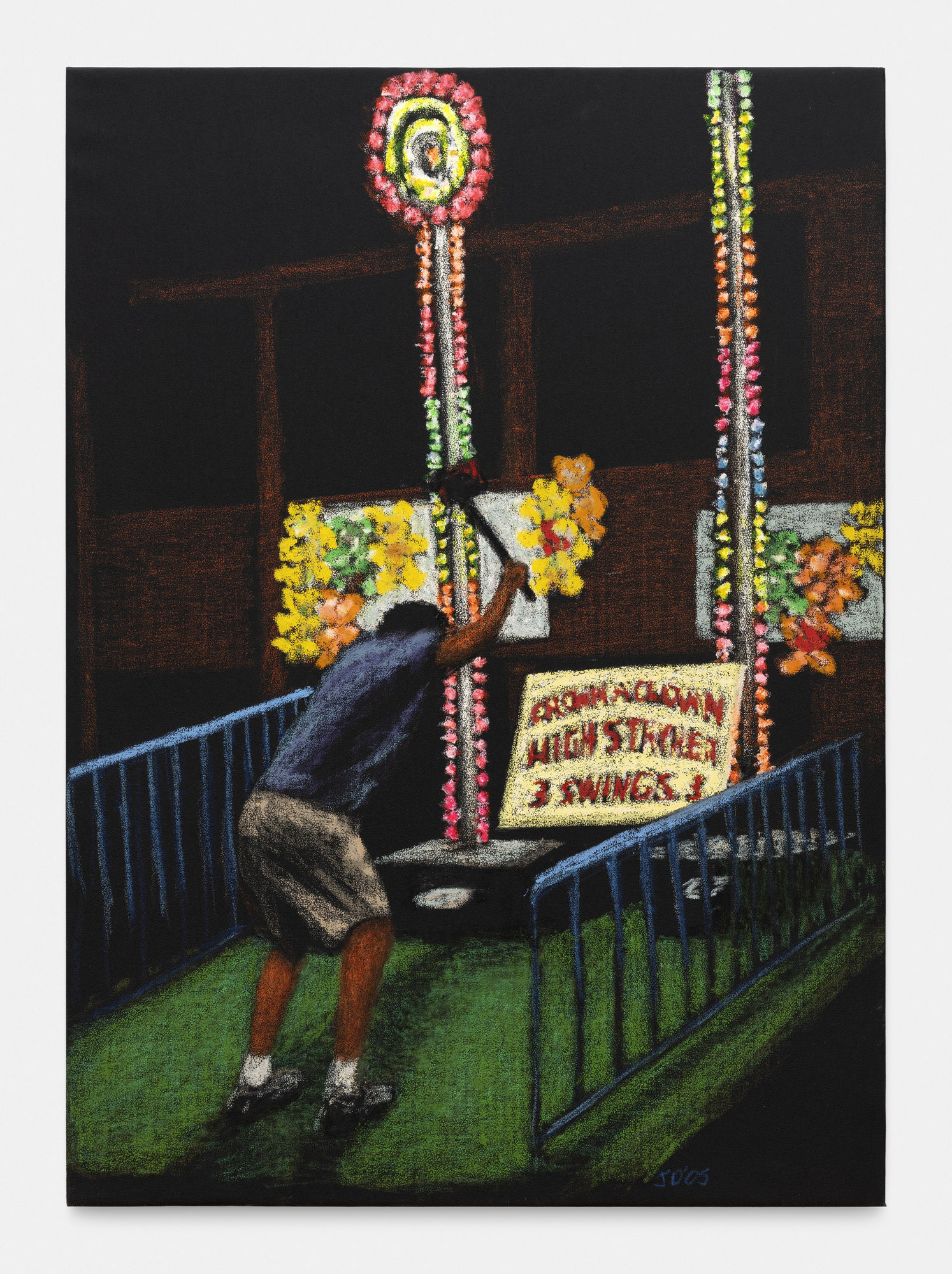 Jane Dickson High Stryker, 2005 Oil on vinyl mounted on canvas 81 x 58 cm. 32 x 23 in.