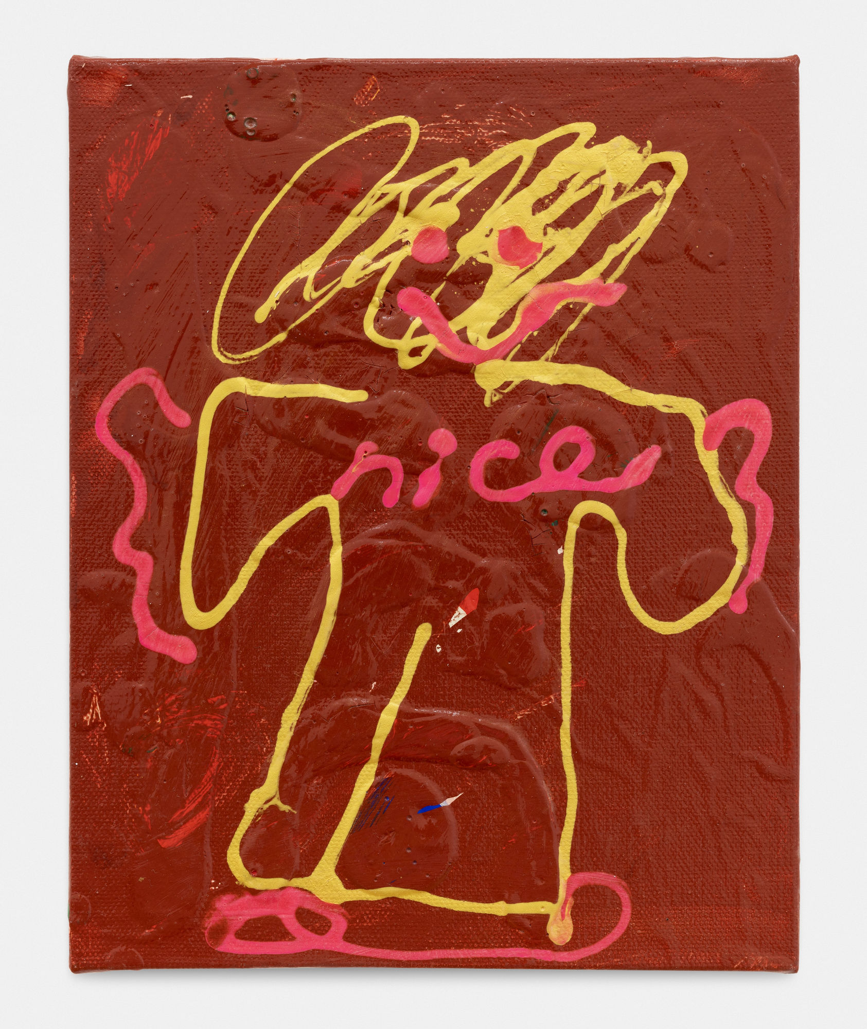 Misaki Kawai Nice Boy, 2020 Acrylic on canvas 25 x 20 x 2 cm. 10 x 8 x 1 in.