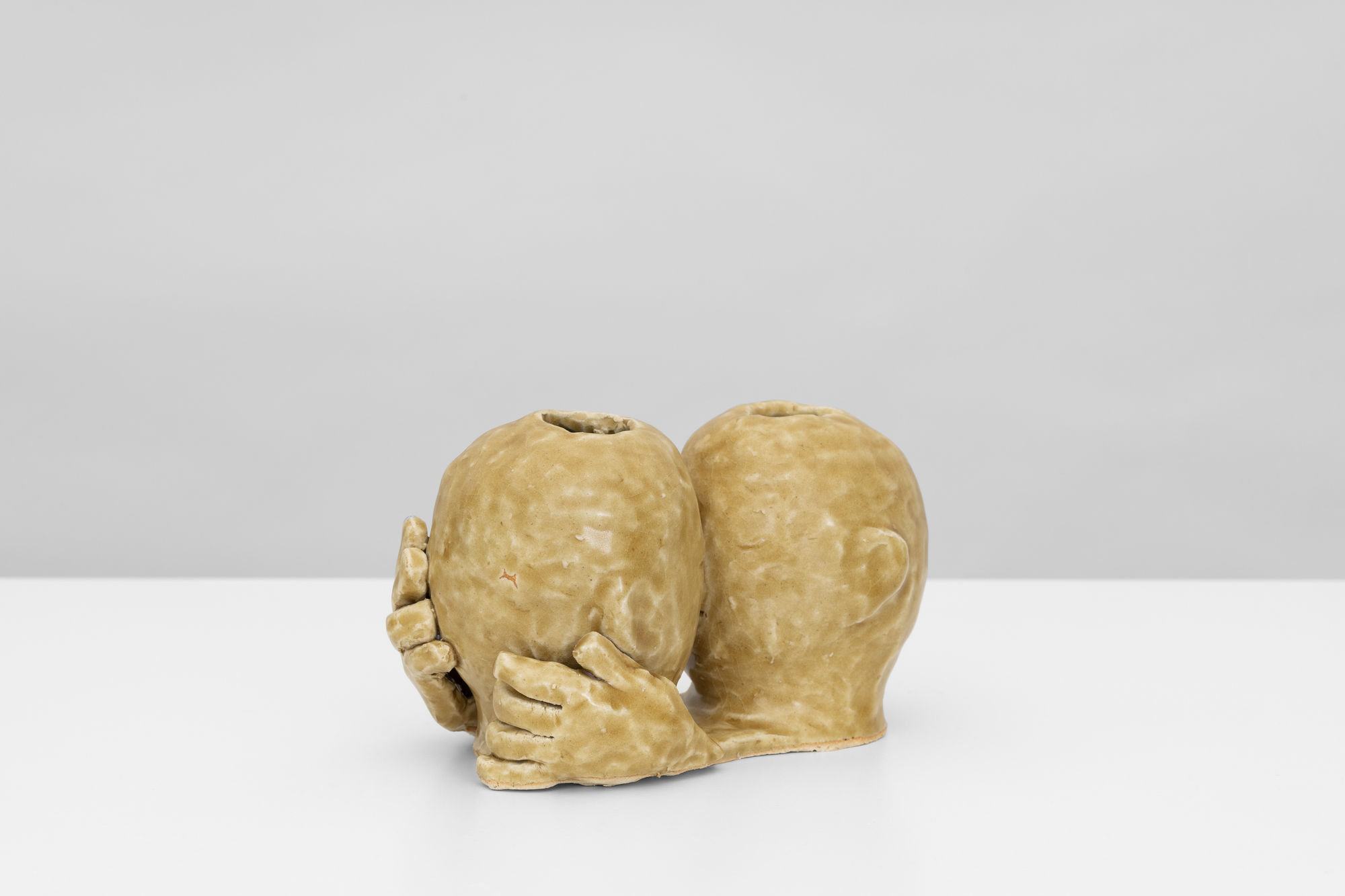 Minami Kobayashi Kissing Vases, 2020 Ceramic 20 x 20 x 10 cm. 8 x 8 x 4 in.