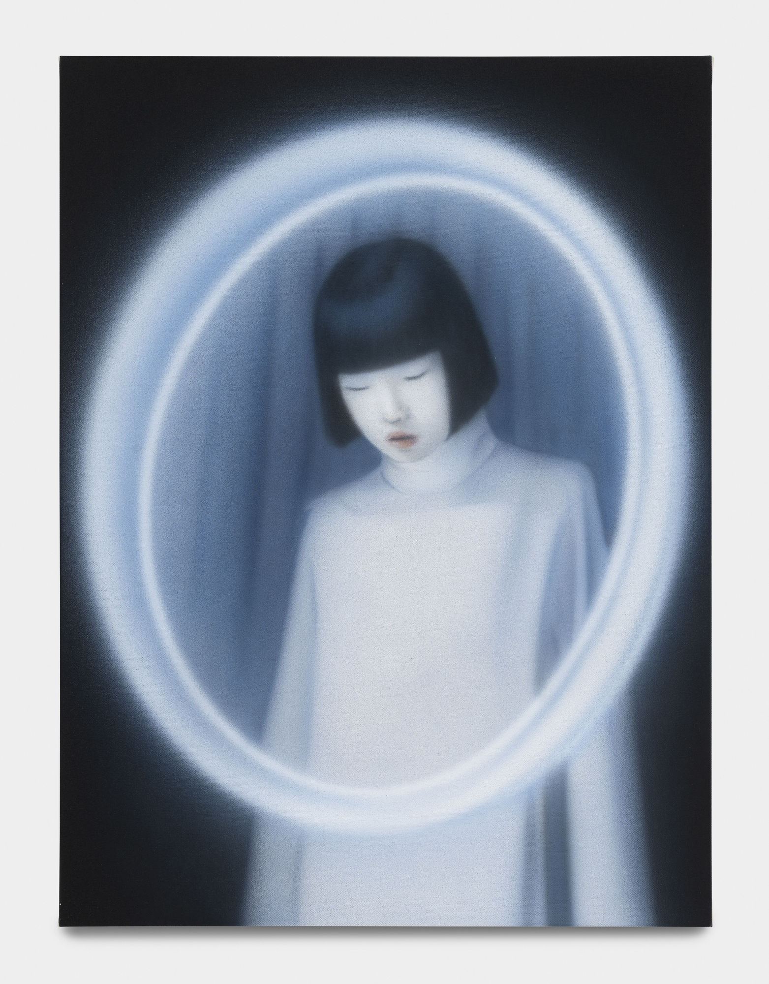 Aryo Toh Djojo Overseer Acrylic on canvas 61 x 45.7 cm. 24 x 18 in.