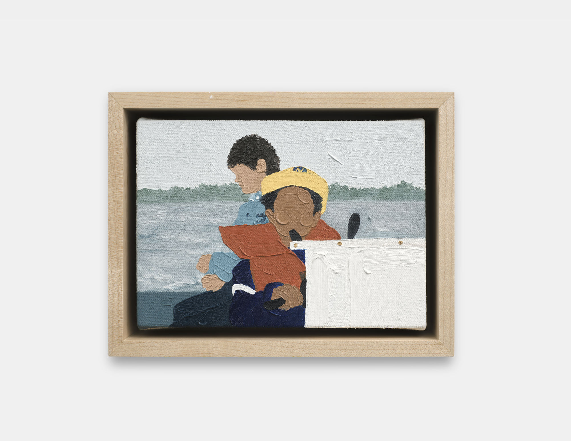 Shaina McCoy Mel and Candie, 2024 Oil on canvas on wood panel 12.7 x 17.8 cm. 5 x 7 in.