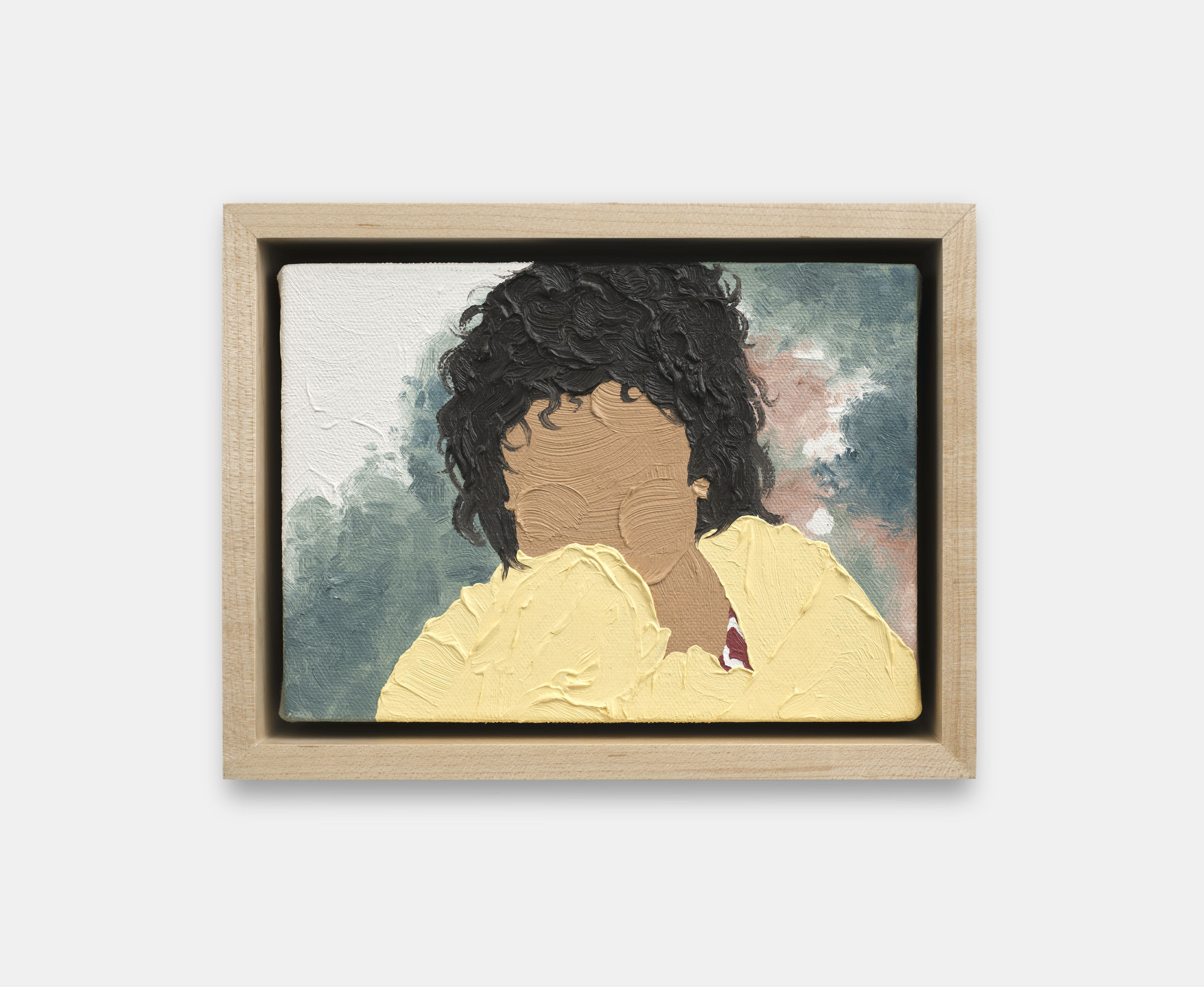 Shaina McCoy Lake of the Isles and my Mama, 2024 Oil on canvas on wood panel 12.7 x 17.8 cm. 5 x 7 in.