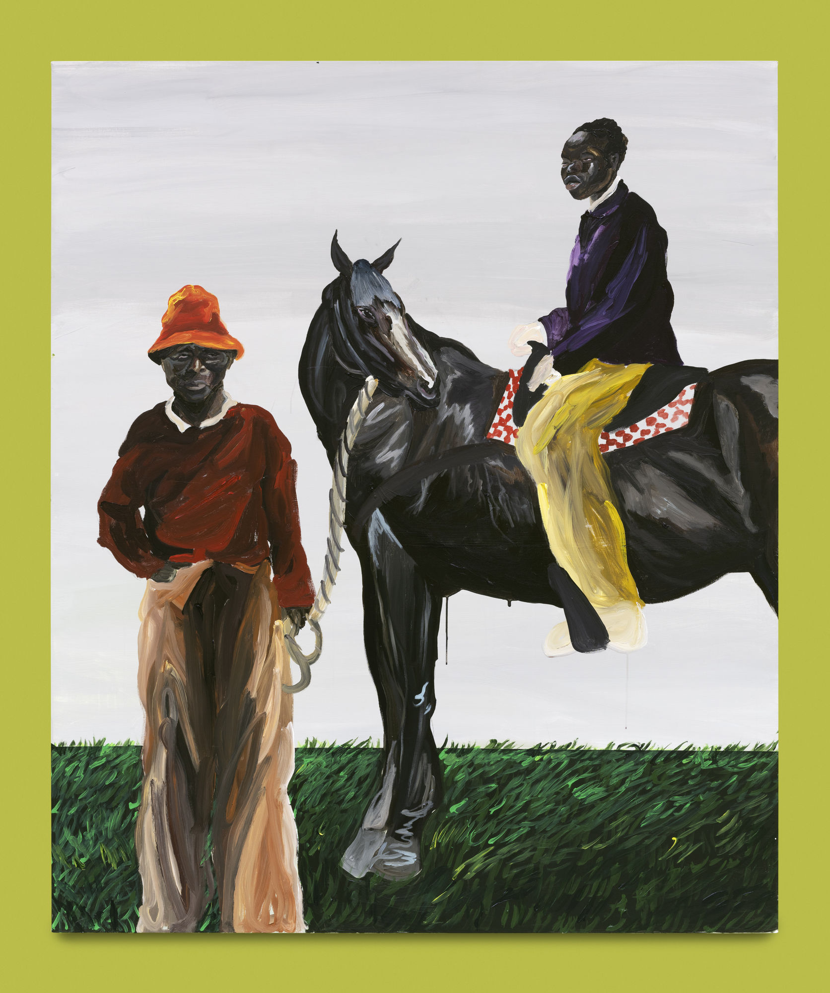 Marcus Brutus Teach Me Today, 2022 Acrylic on canvas 182.9 x 152.4 cm. 72 x 60 in.