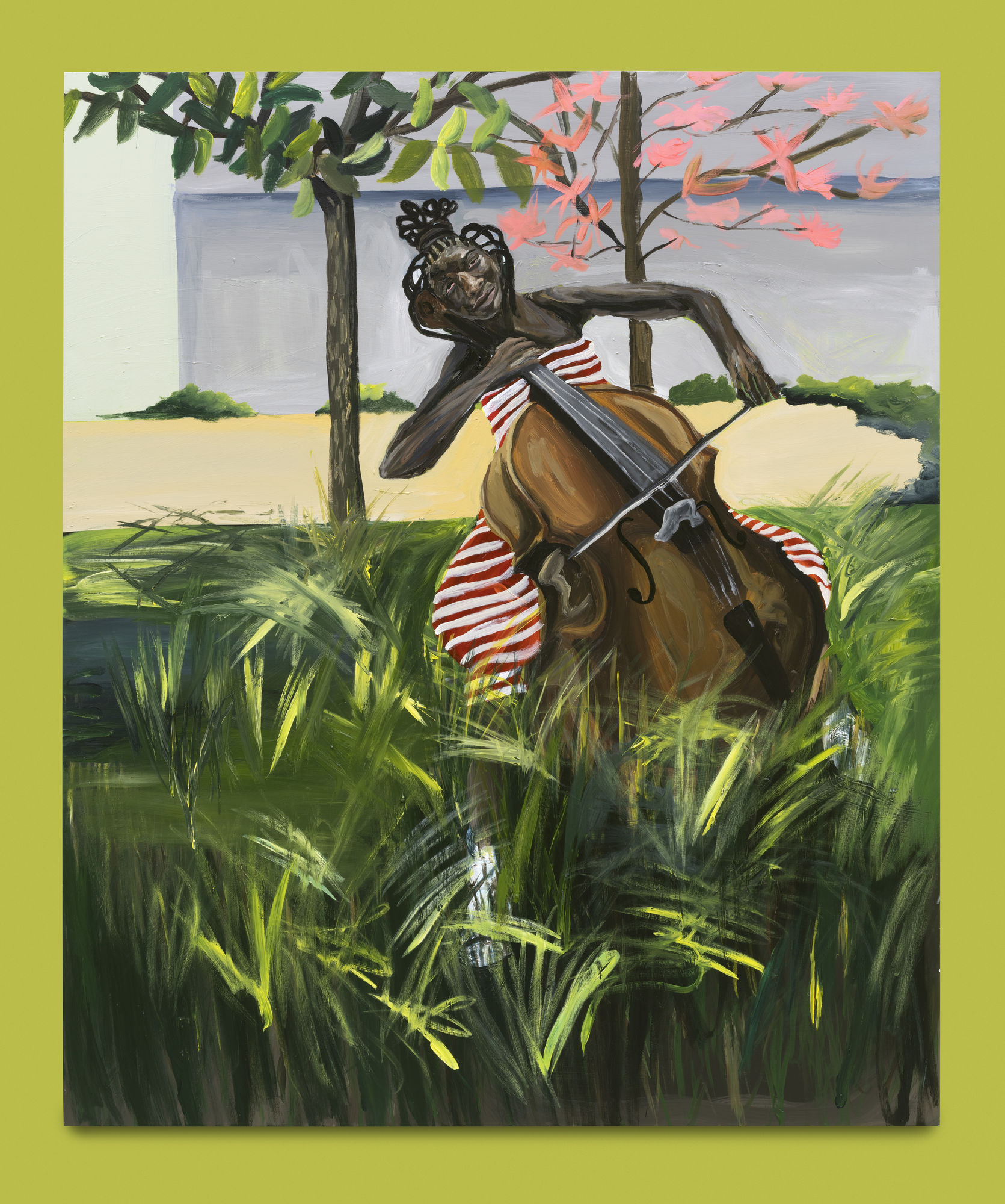 Marcus Brutus Emmêlement , 2022 Acrylic on canvas 182.9 x 152.4 cm. 72 x 60 in.