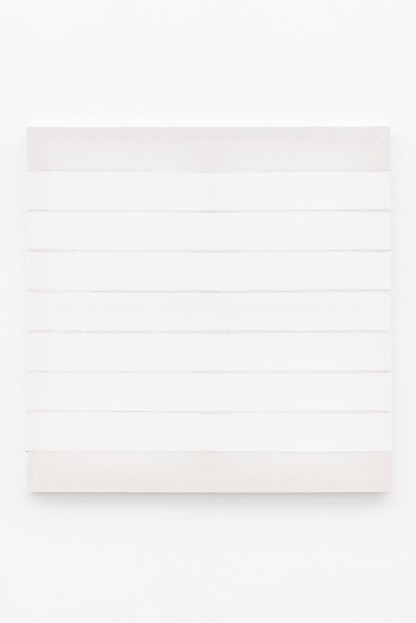 황정희 Hwang Jeong Hee Square 250302, 2025 Acrylic and graphite with linen 91 x 91 cm