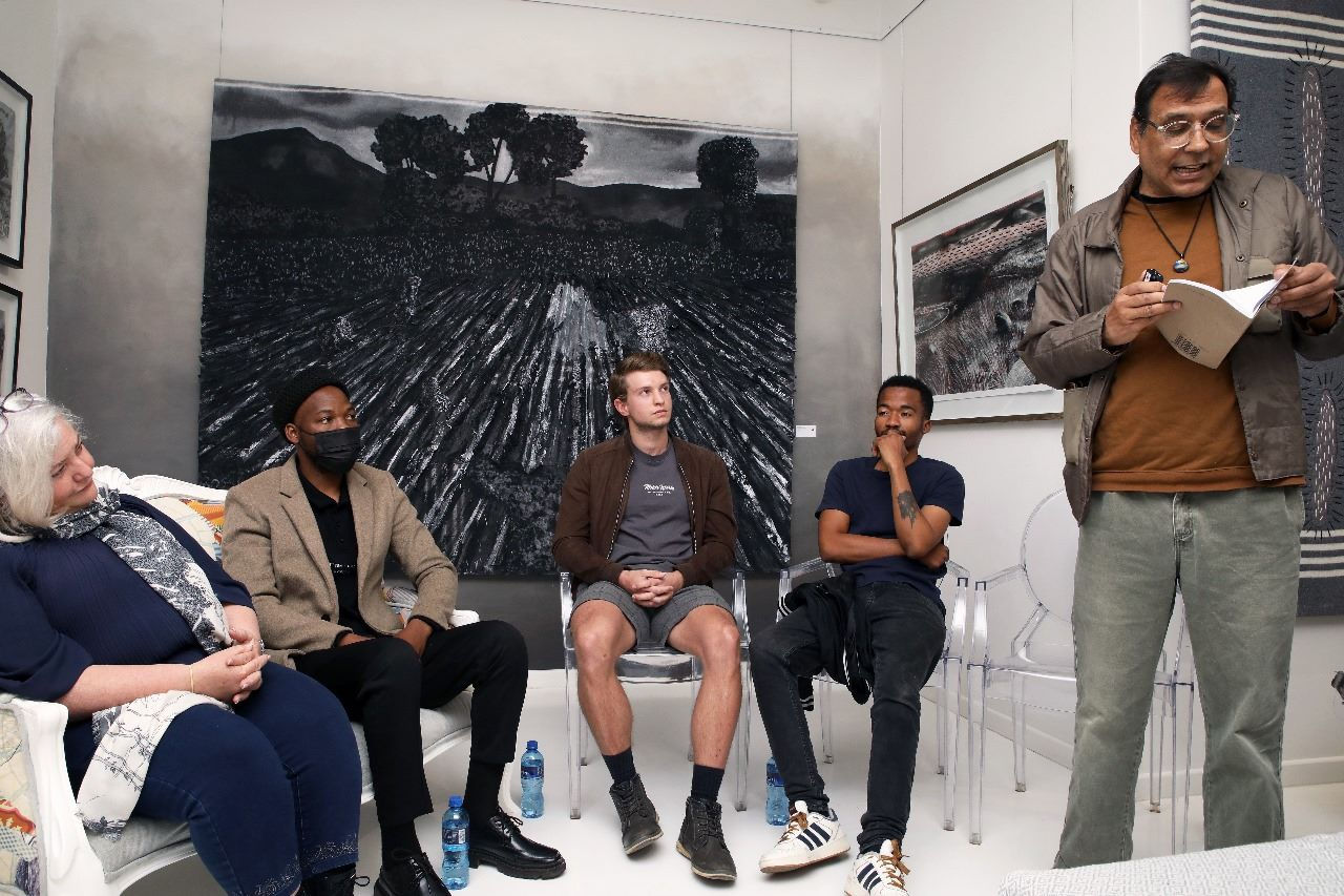 SOIL group exhibition panel discussion hosted by Ashraf Jamal at Artyli Gallery, 15 June 2024