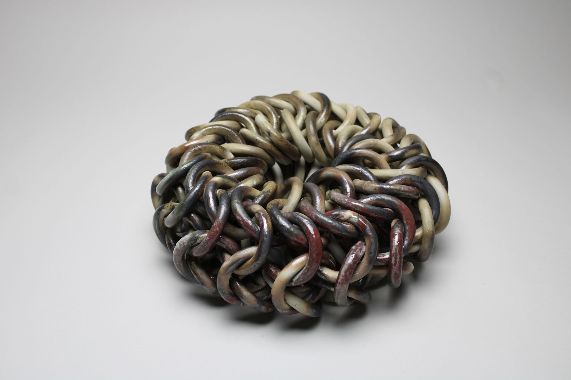 Ruth Borgenicht, Copper Red, Green and Carbon Centipede, 2024