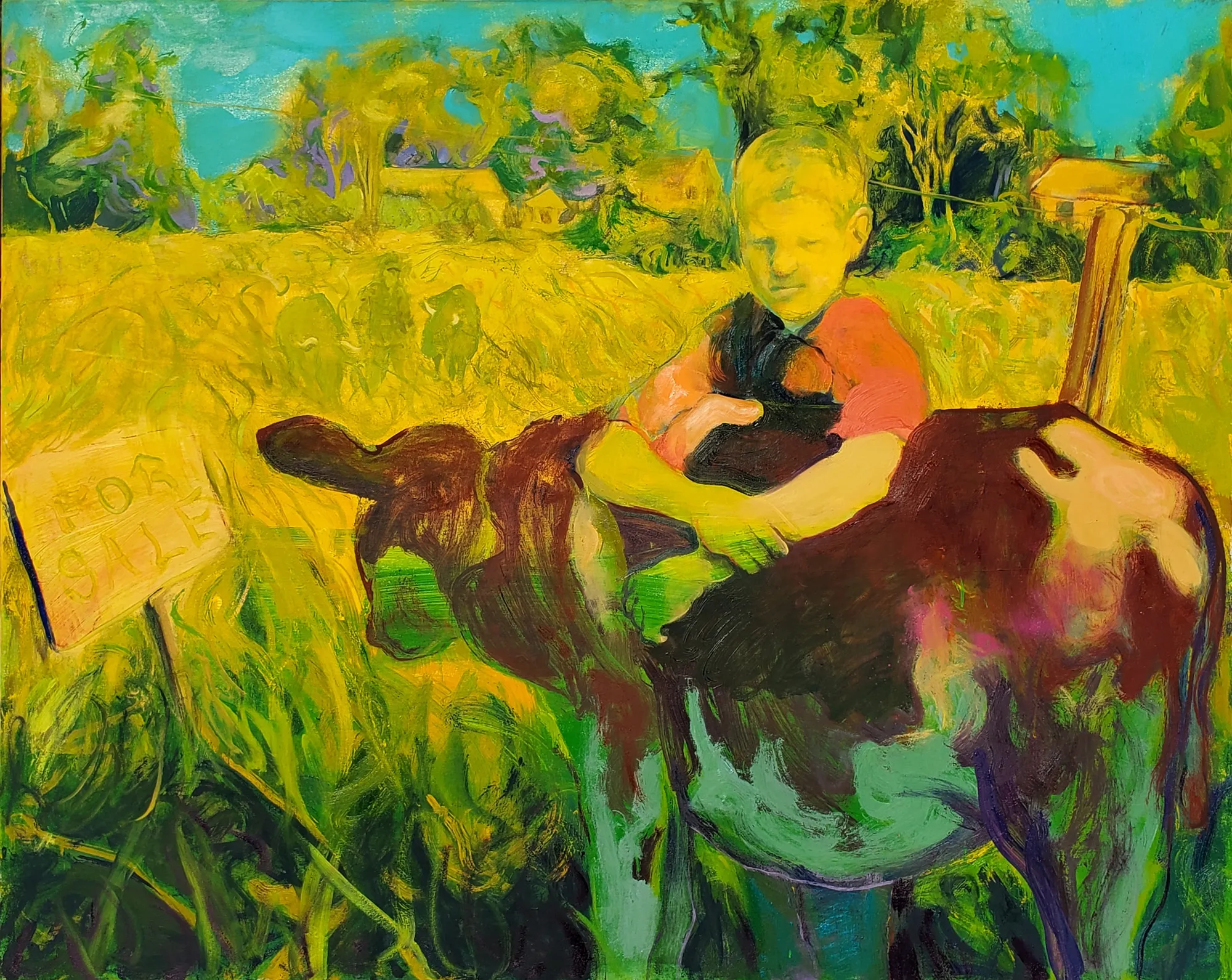 Holden Willard, The Way Things Change, 2022, Oil on canvas, 61 x 49 inches