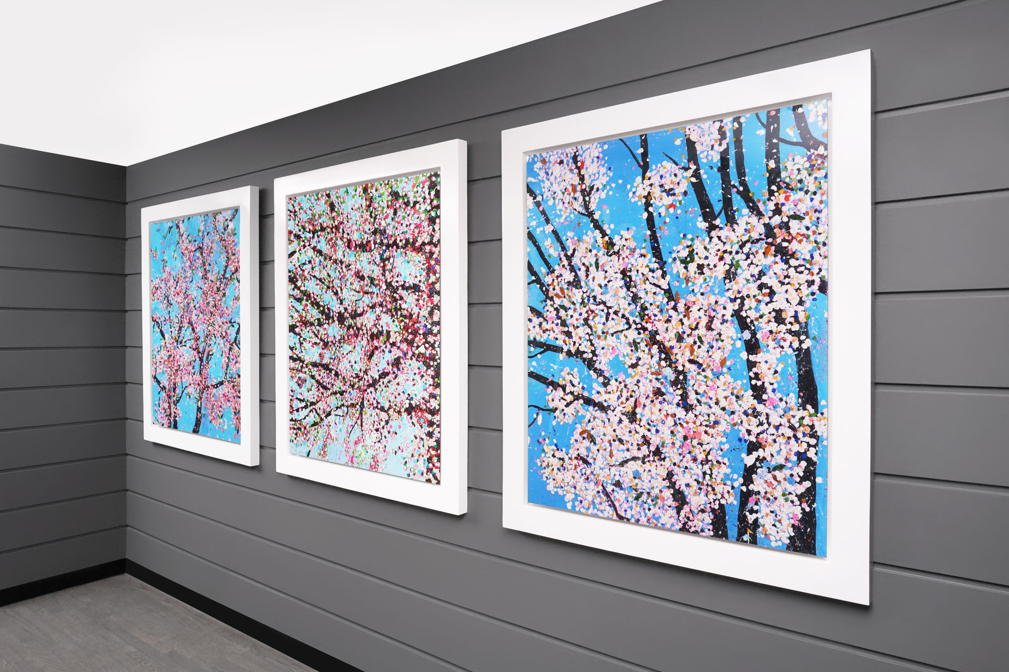 Damien Hirst, The Virtues Limited Edition 'Cherry Blossom' Landscapes, 2021