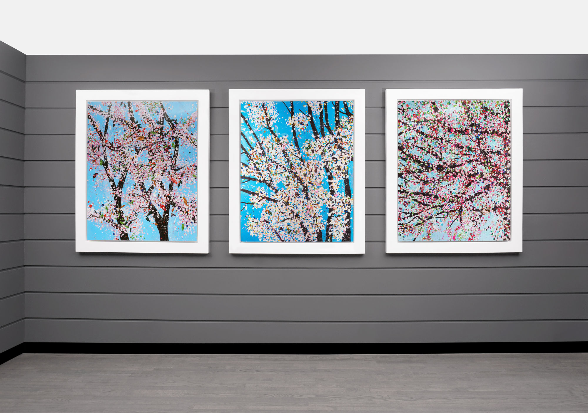 Damien Hirst, The Virtues Limited Edition 'Cherry Blossom' Landscapes, 2021