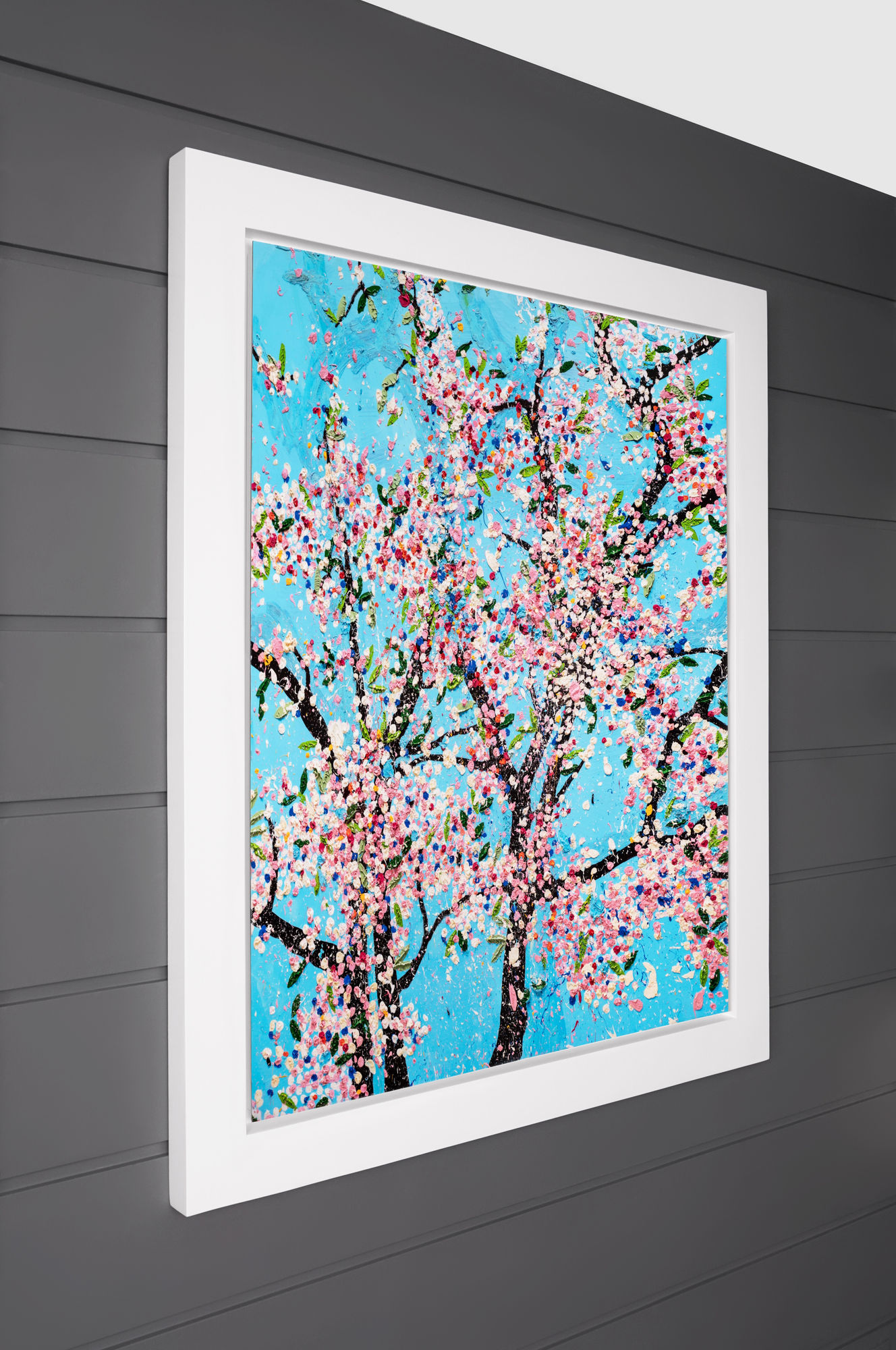 Damien Hirst, The Virtues 'Politeness' Limited Edition 'Cherry Blossom' Landscape, 2021