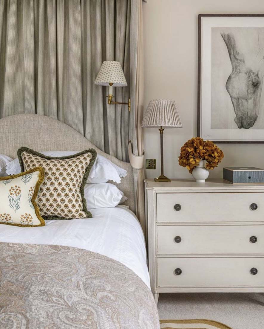 Guy Allen, Grazing Horse, interior by Alice Leigh Design