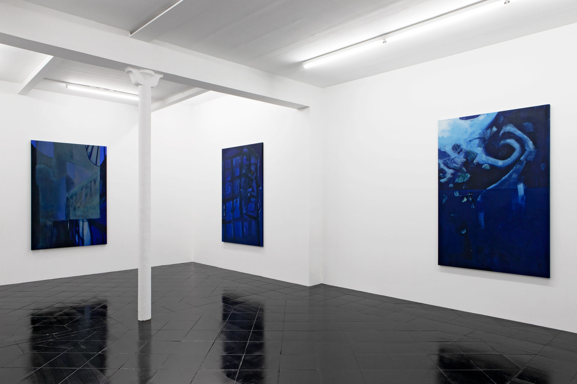 Installation view, Bleu de Prusse, Paris, 2019