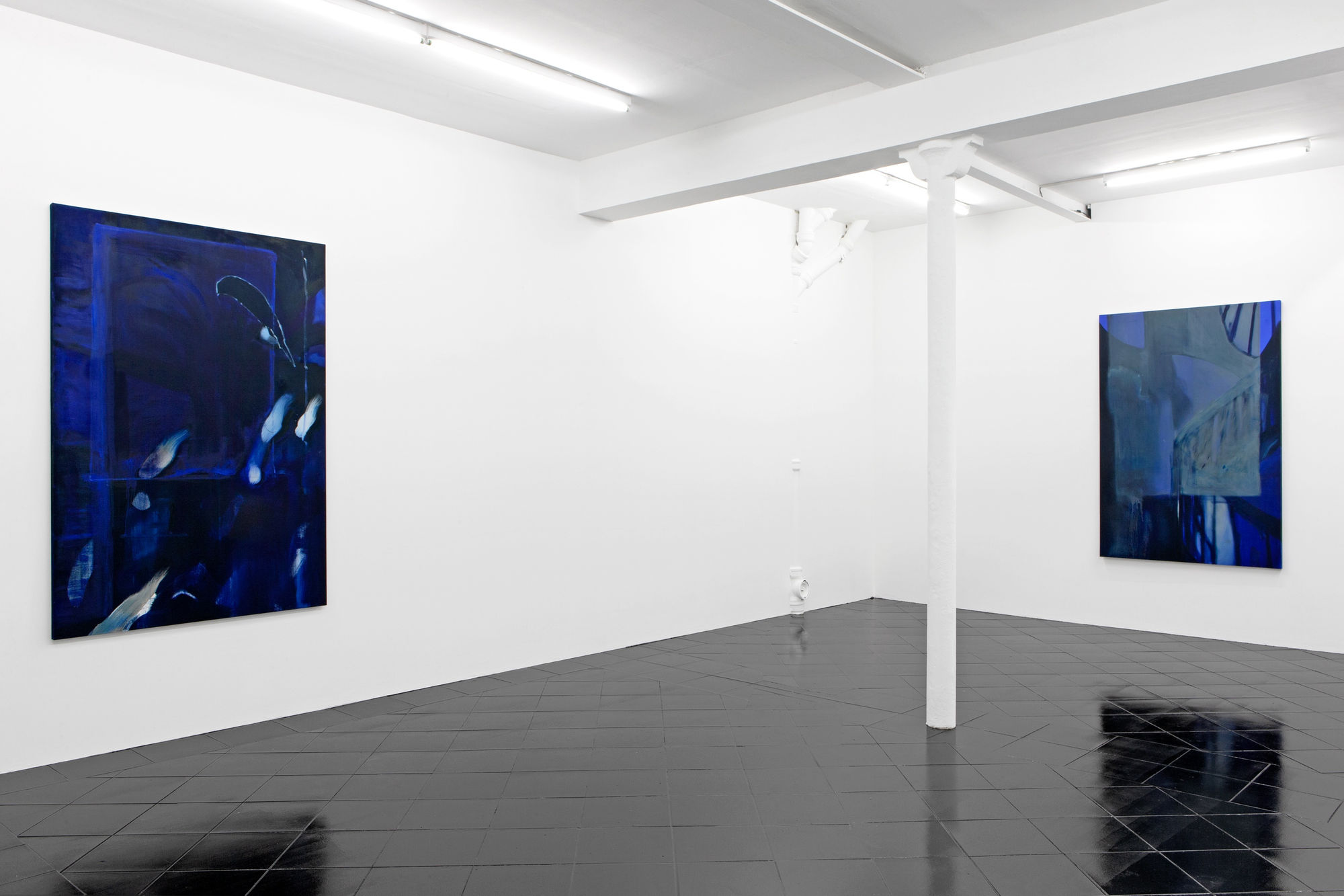 Installation view, Bleu de Prusse, Paris, 2019